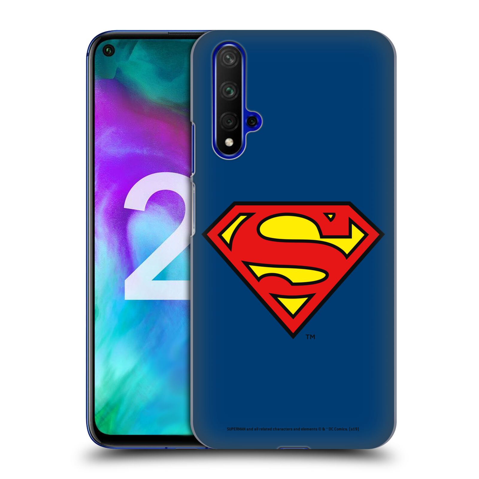 Pouzdro na mobil HONOR 20 - HEAD CASE - DC komix Superman