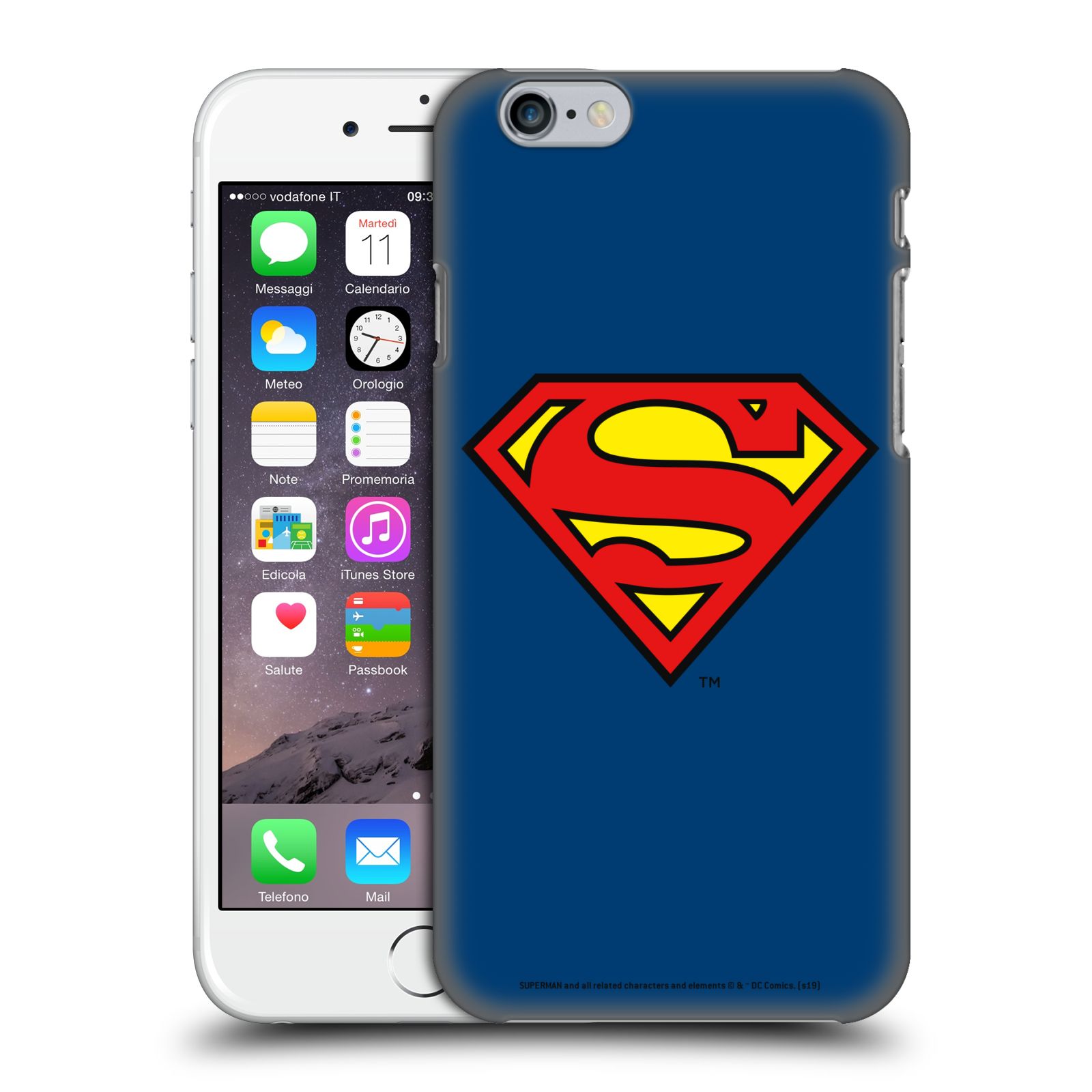 Pouzdro na mobil Apple Iphone 6/6S - HEAD CASE - DC komix Superman