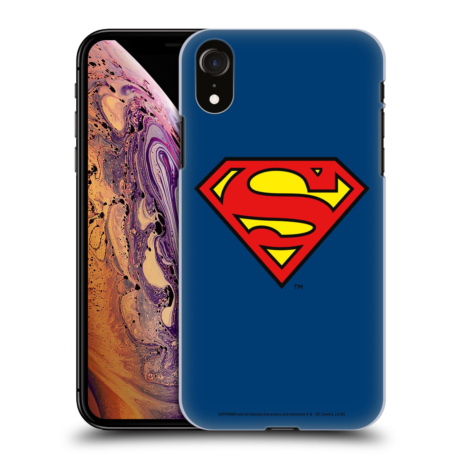 Pouzdro na mobil Apple Iphone XR - HEAD CASE - DC komix Superman