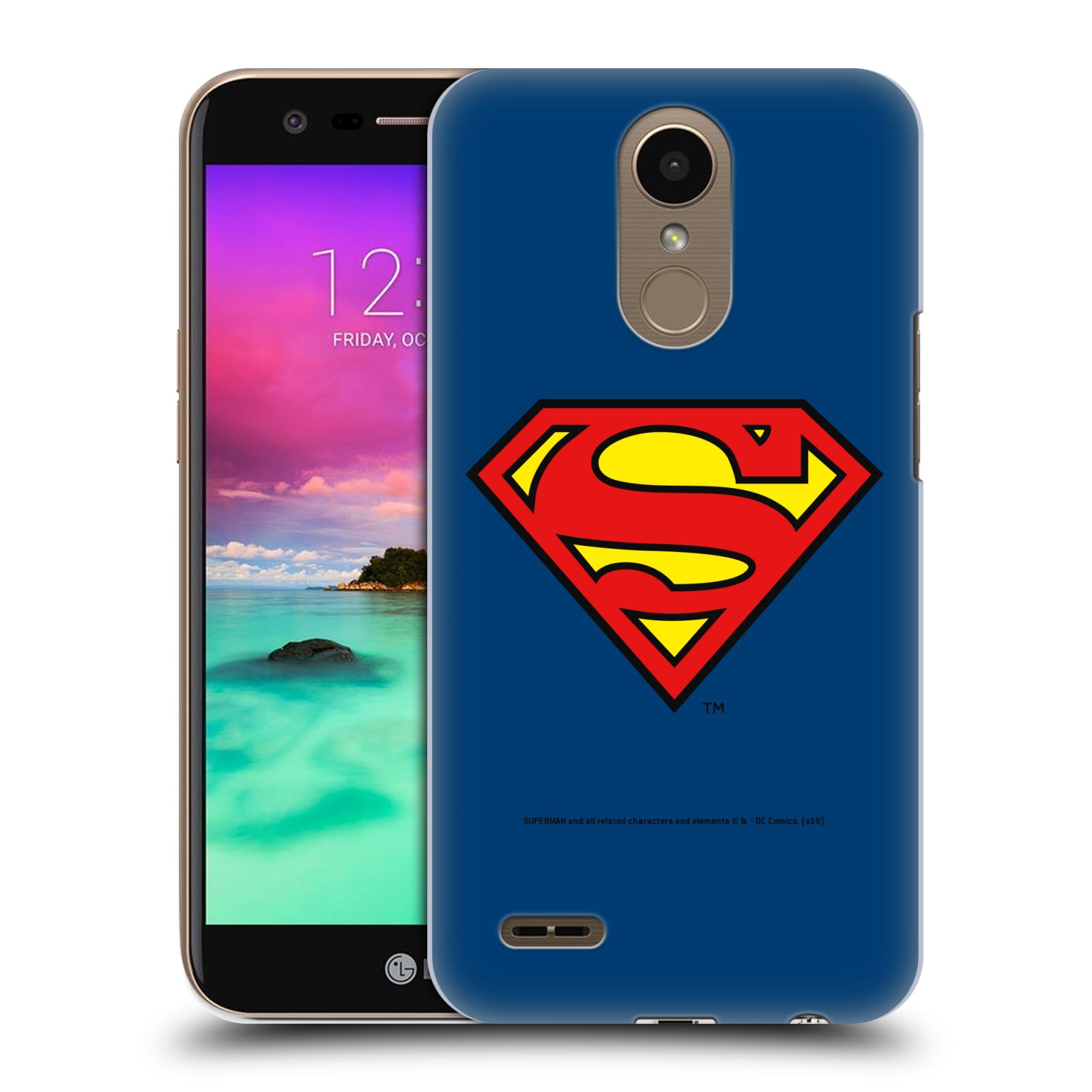 Pouzdro na mobil LG K10 2017 / K10 2017 DUAL SIM - HEAD CASE - DC komix Superman