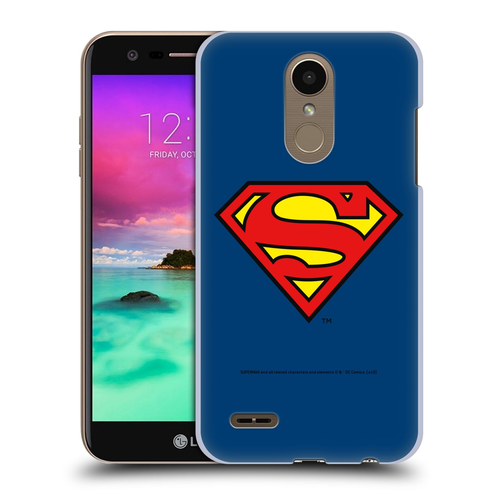 Pouzdro na mobil LG K10 2018 - HEAD CASE - DC komix Superman