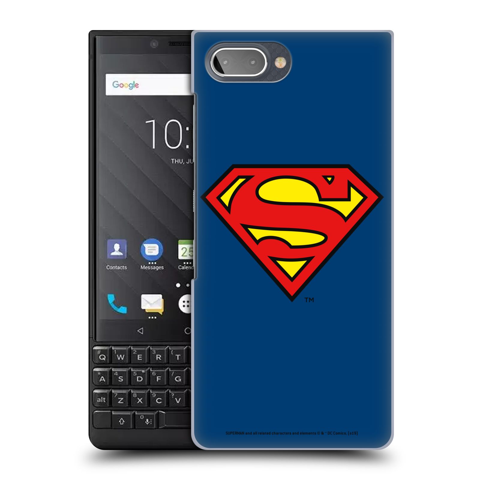 Pouzdro na mobil Blackberry KEY 2 - HEAD CASE - DC komix Superman