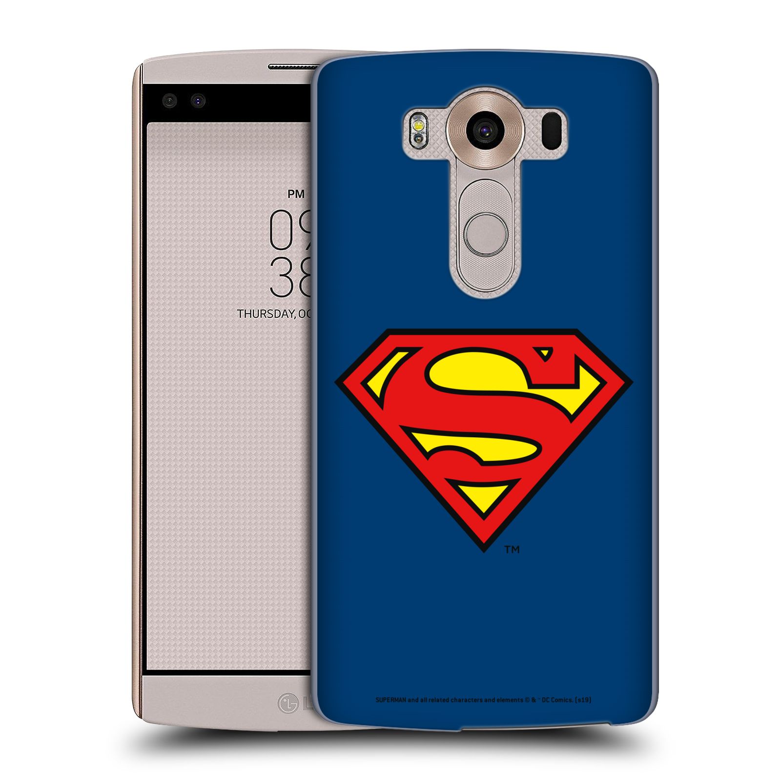 Pouzdro na mobil LG V10 - HEAD CASE - DC komix Superman