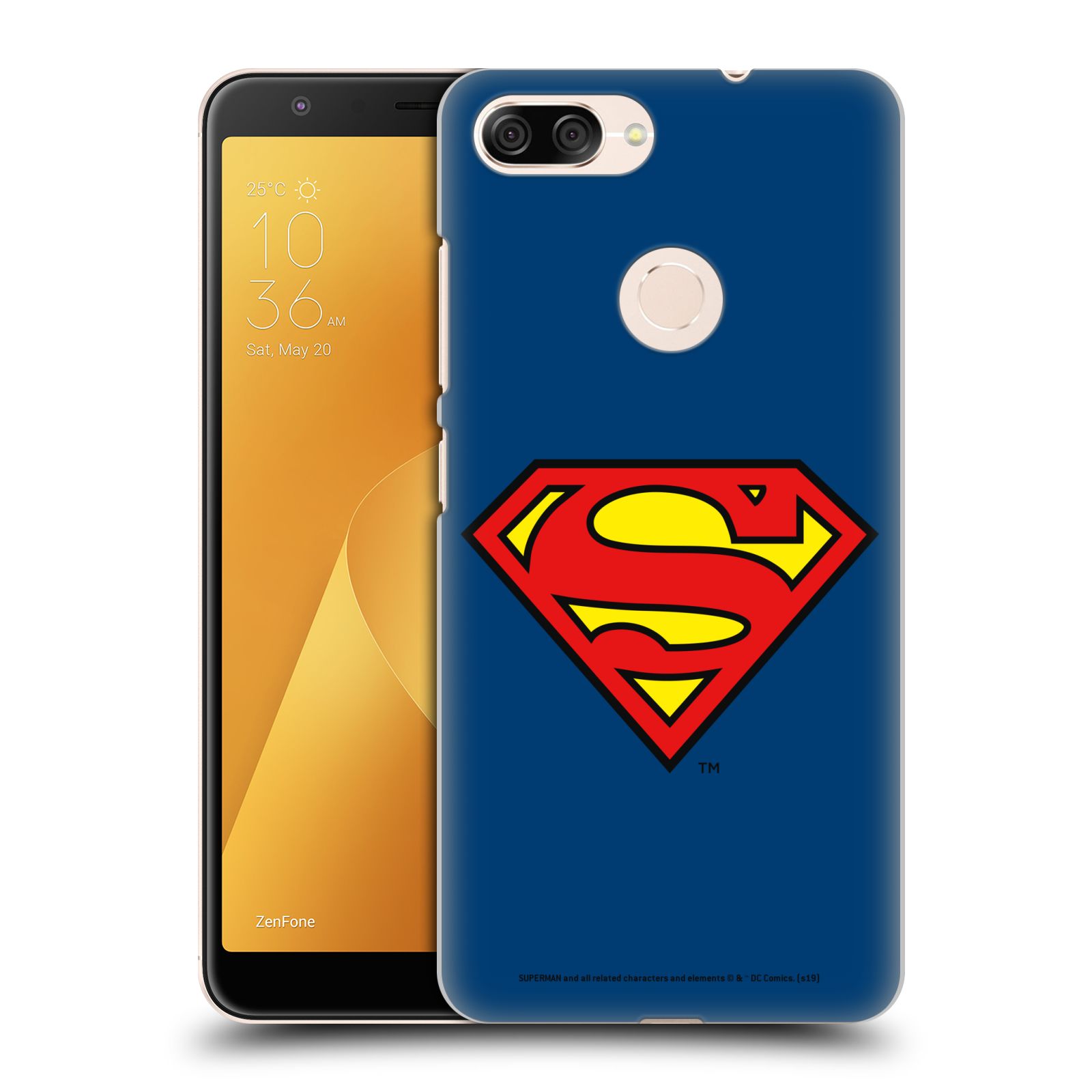 Pouzdro na mobil ASUS ZENFONE Max Plus M1 - HEAD CASE - DC komix Superman