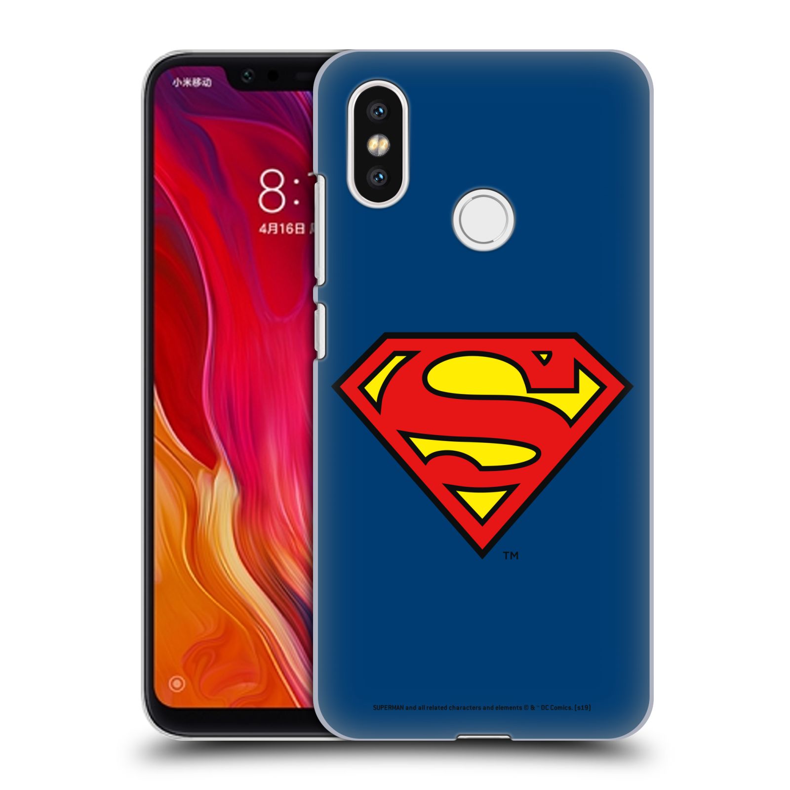 Pouzdro na mobil Xiaomi  Mi 8 - HEAD CASE - DC komix Superman