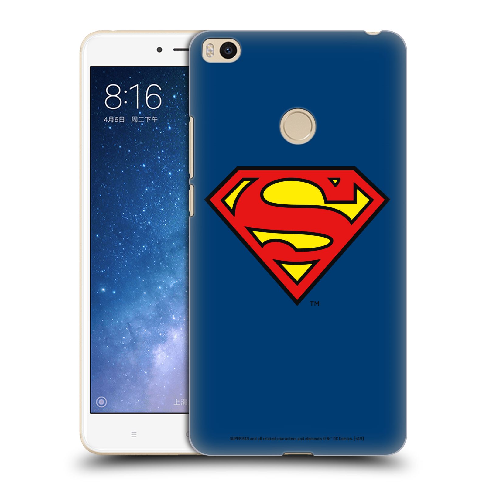 Pouzdro na mobil Xiaomi Mi Max 2 - HEAD CASE - DC komix Superman