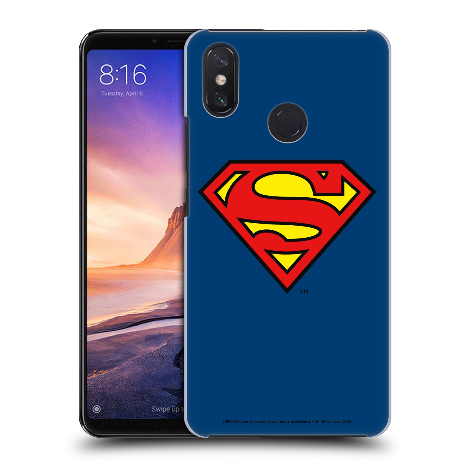 Pouzdro na mobil Xiaomi Mi Max 3 - HEAD CASE - DC komix Superman
