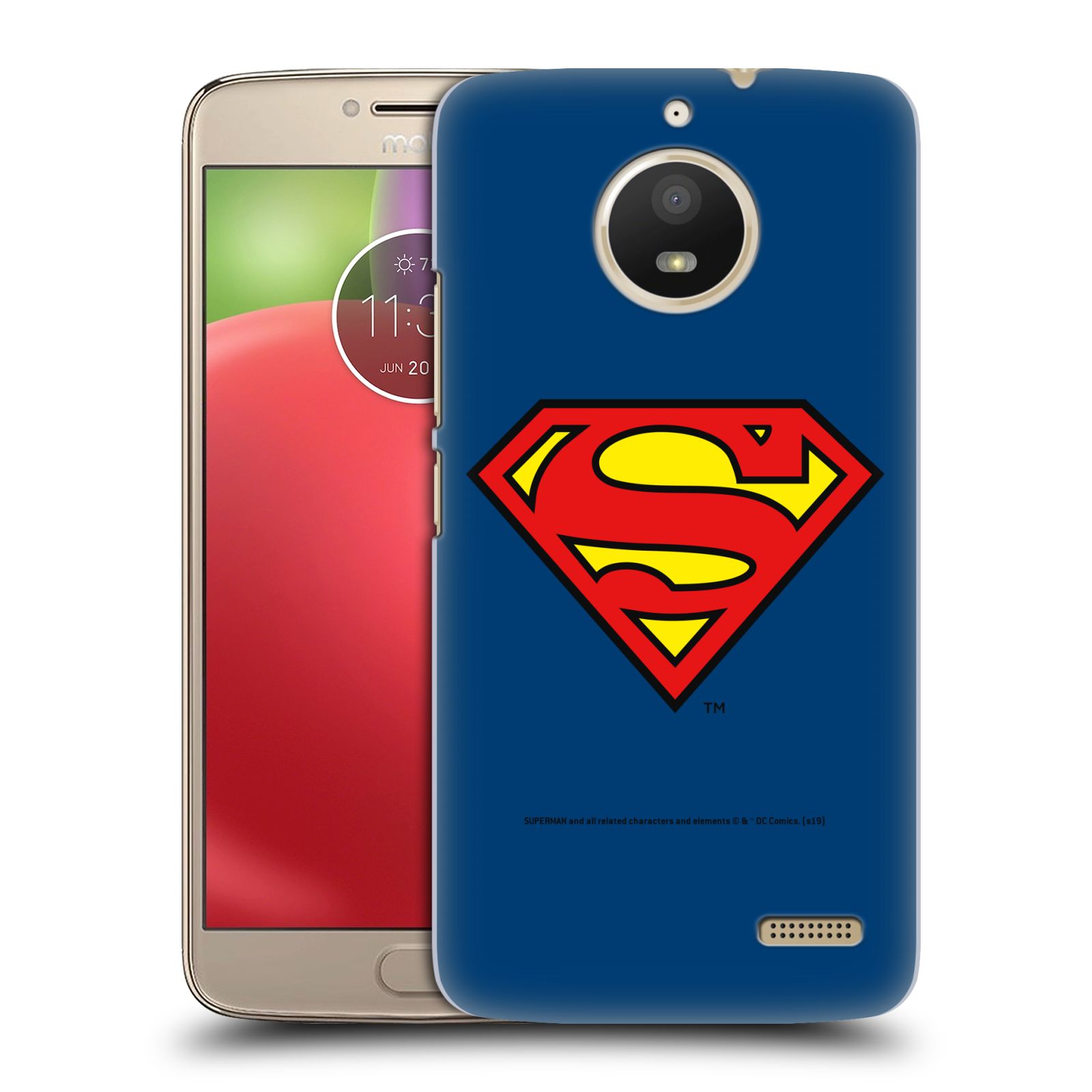 Pouzdro na mobil Lenovo Moto E4 - HEAD CASE - DC komix Superman