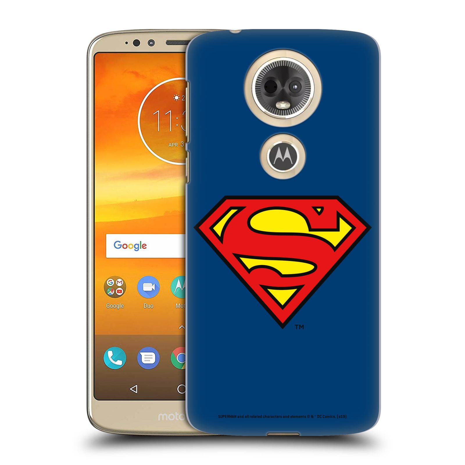 Pouzdro na mobil Motorola Moto E5 PLUS - HEAD CASE - DC komix Superman