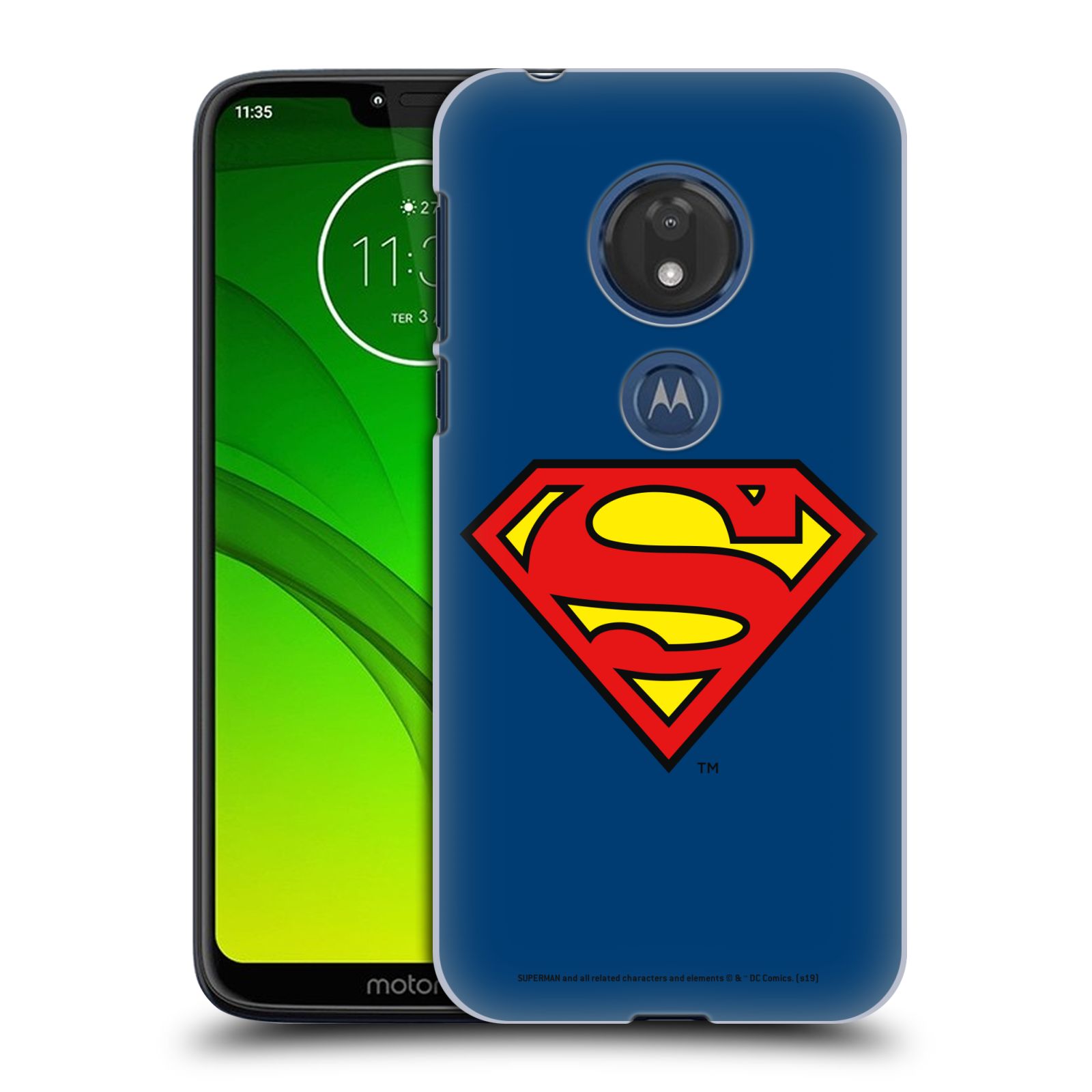 Pouzdro na mobil Motorola Moto G7 Play - HEAD CASE - DC komix Superman