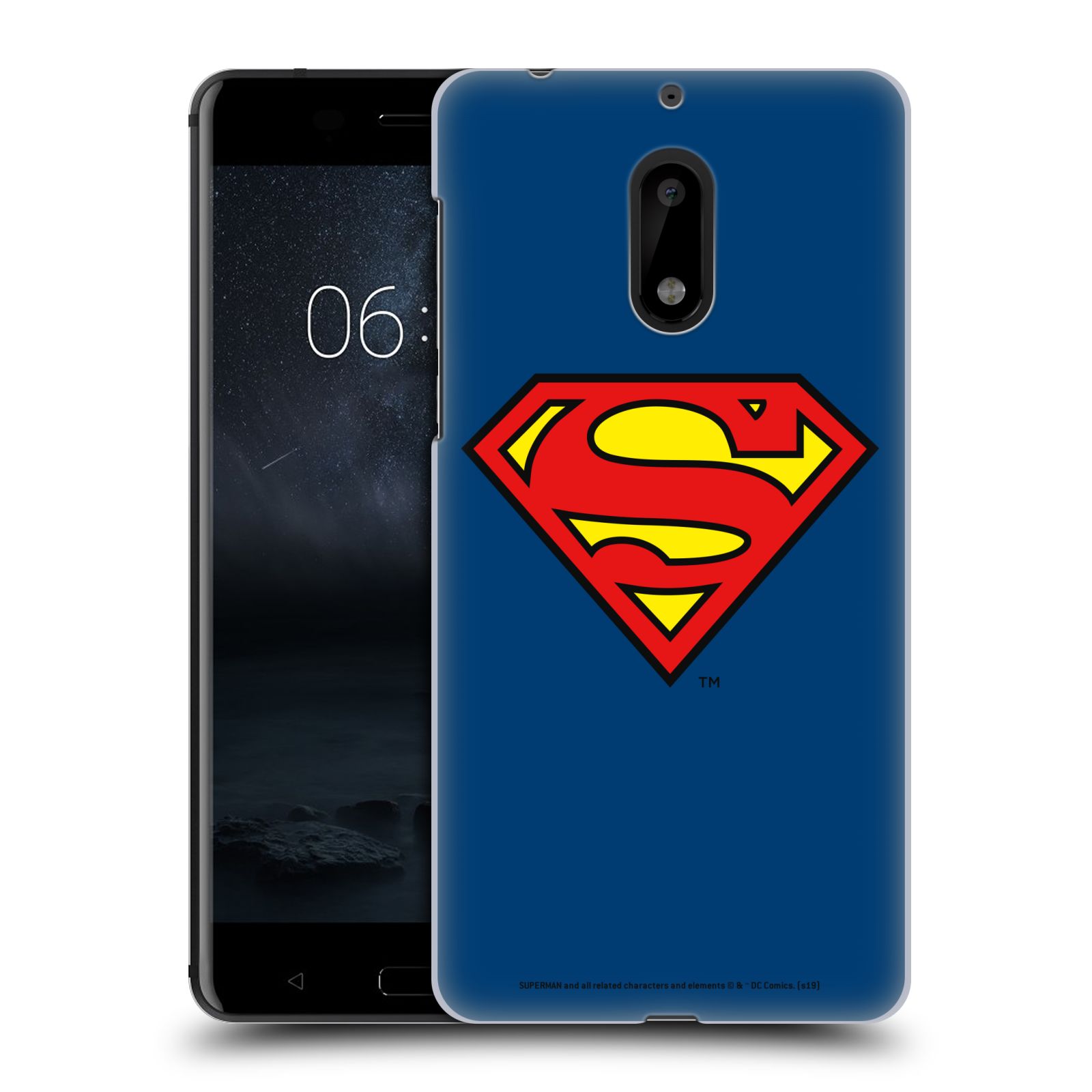 Pouzdro na mobil Nokia 6 - HEAD CASE - DC komix Superman