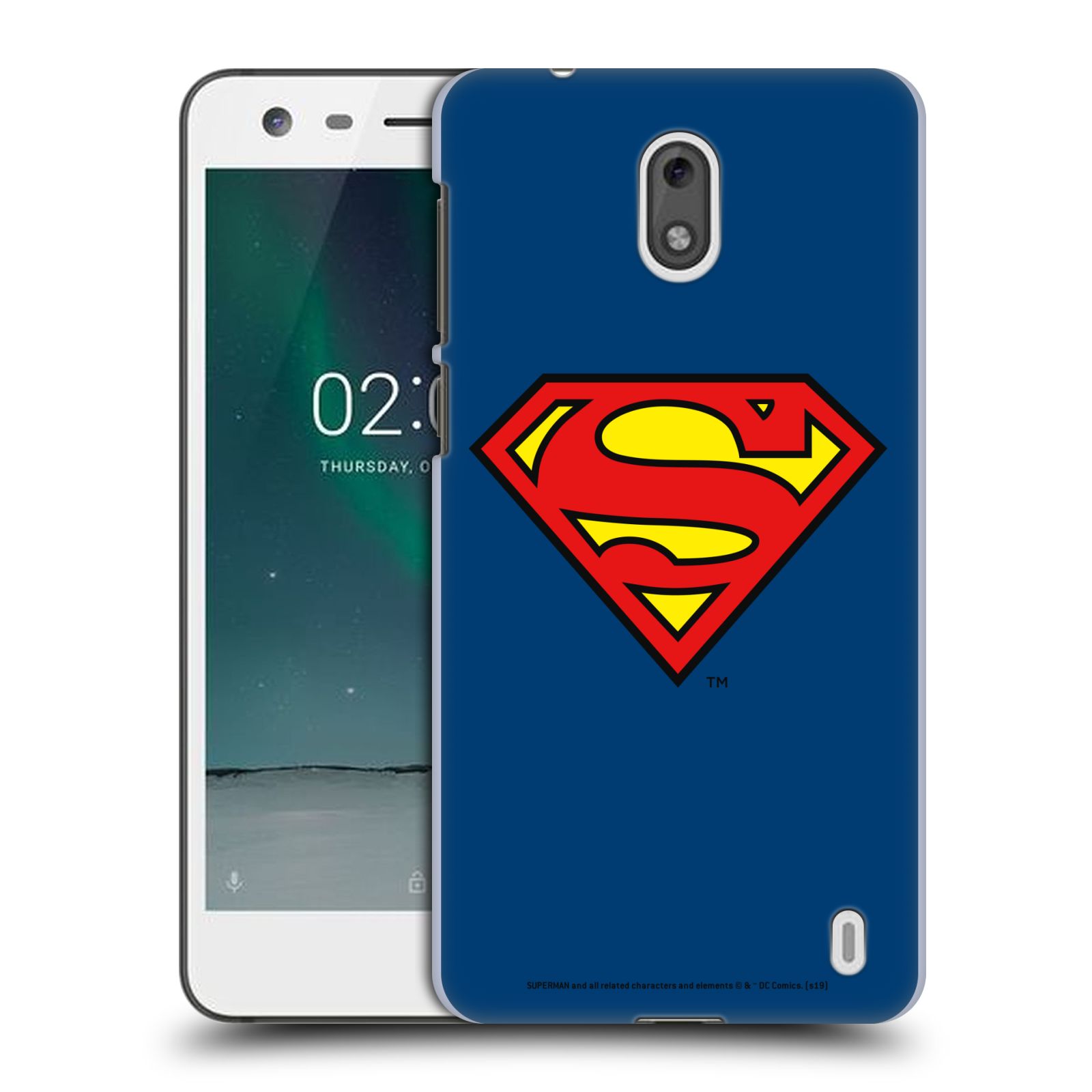 Pouzdro na mobil Nokia 2 - HEAD CASE - DC komix Superman