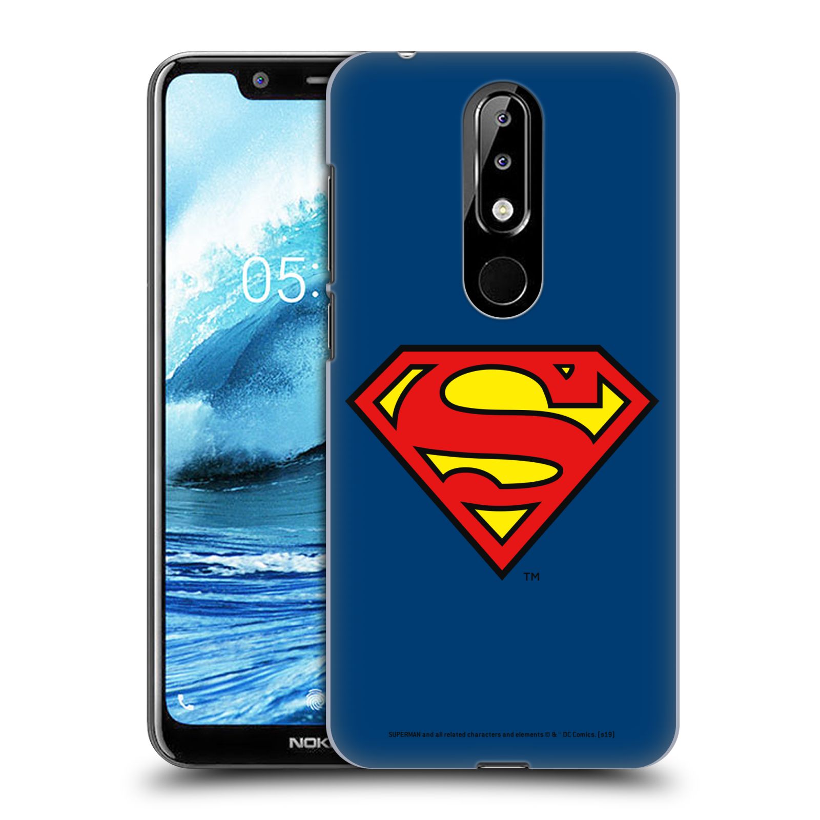 Pouzdro na mobil Nokia 5.1 PLUS - HEAD CASE - DC komix Superman