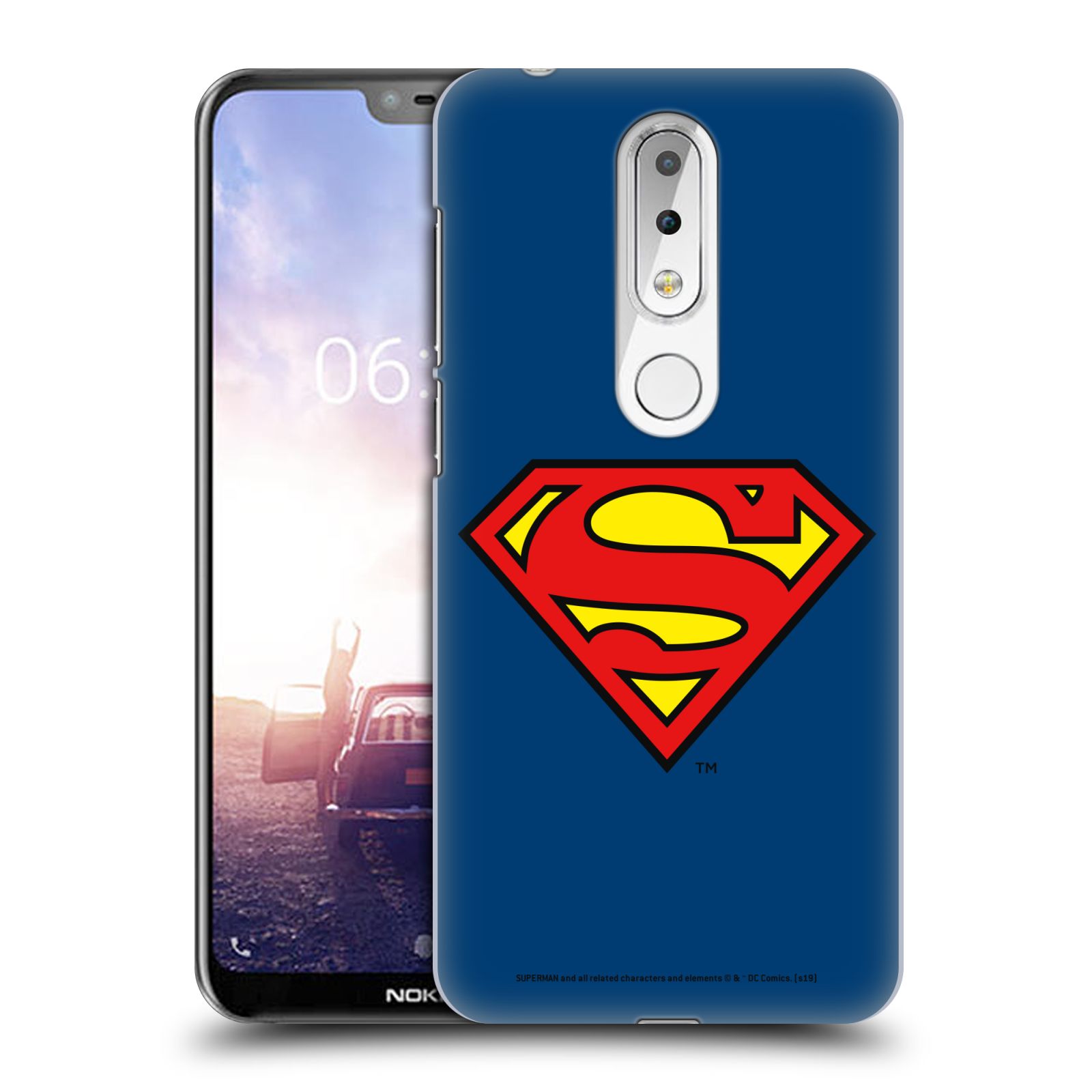 Pouzdro na mobil Nokia 6.1 PLUS - HEAD CASE - DC komix Superman