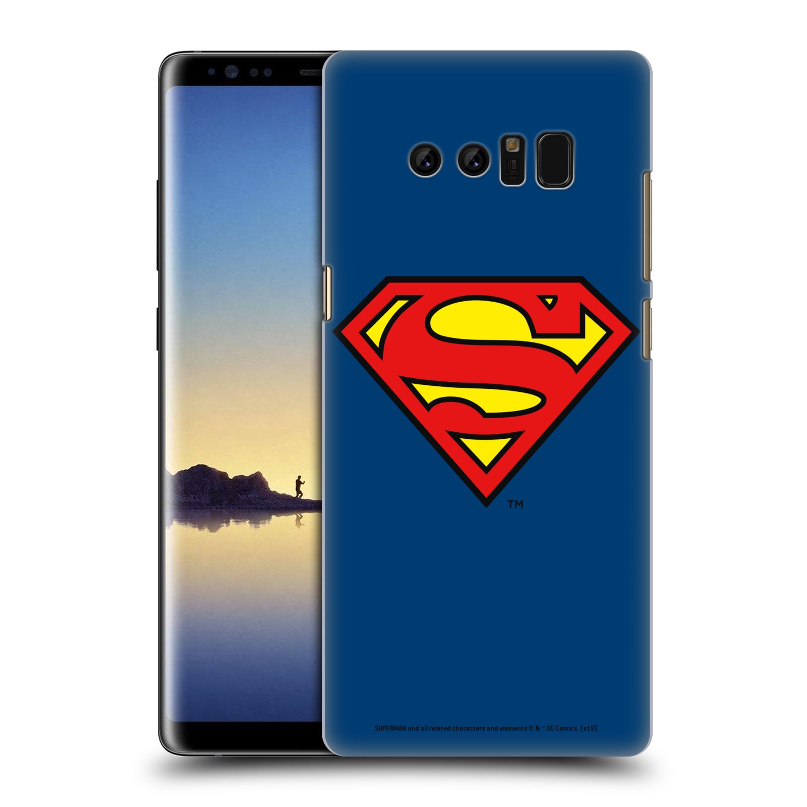 Pouzdro na mobil Samsung Galaxy Note 8 - HEAD CASE - DC komix Superman