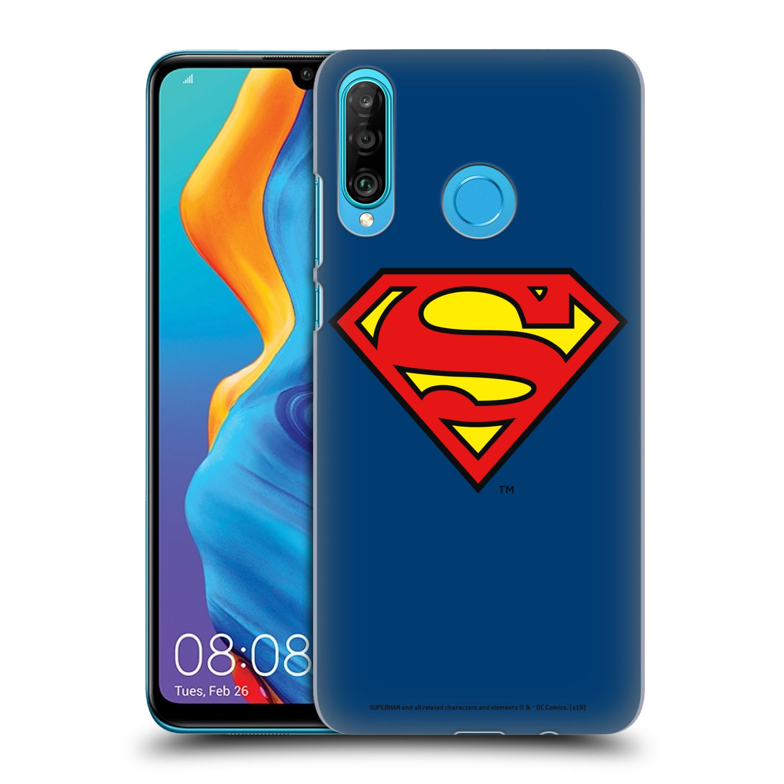 Pouzdro na mobil Huawei P30 LITE - HEAD CASE - DC komix Superman