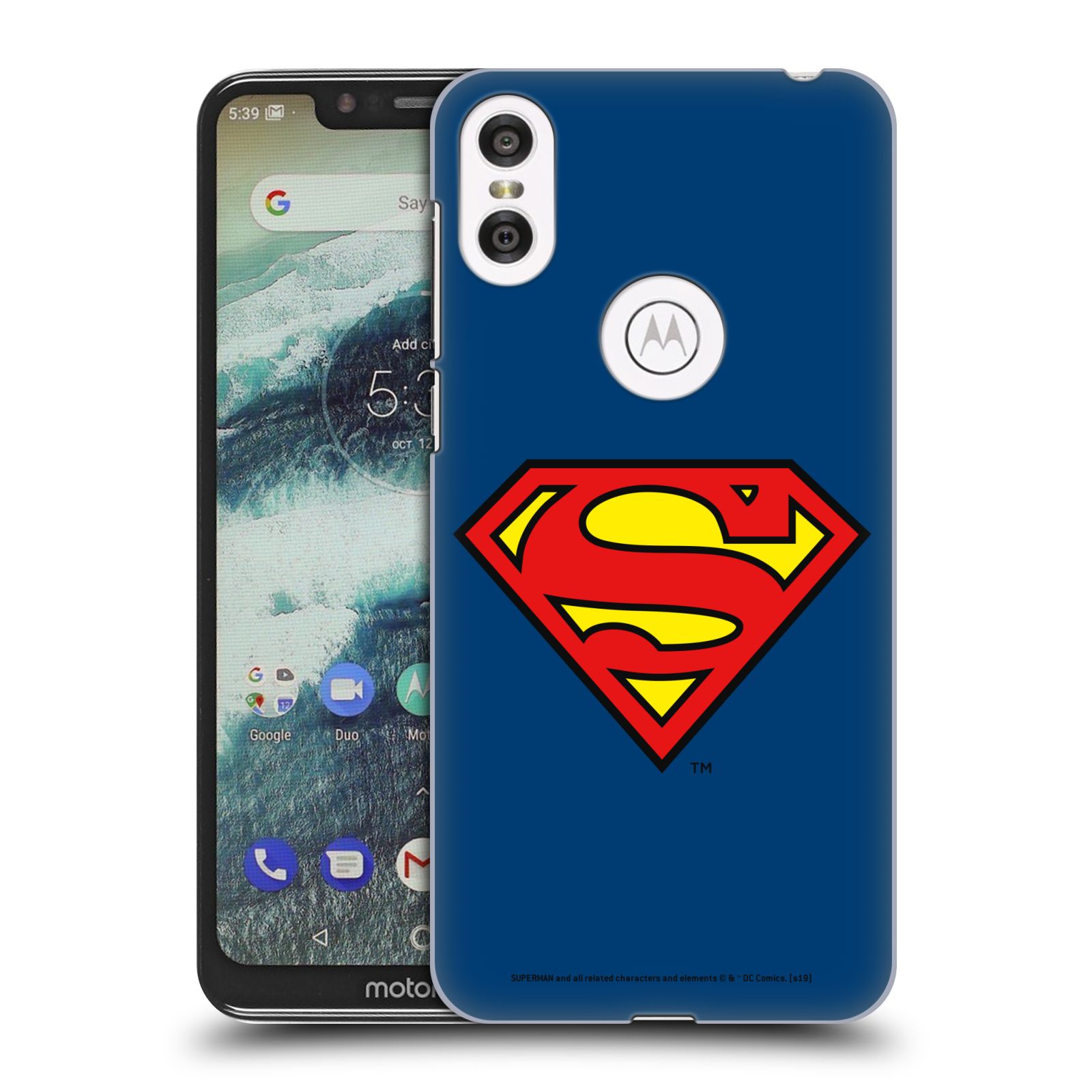 Pouzdro na mobil Motorola Moto ONE - HEAD CASE - DC komix Superman