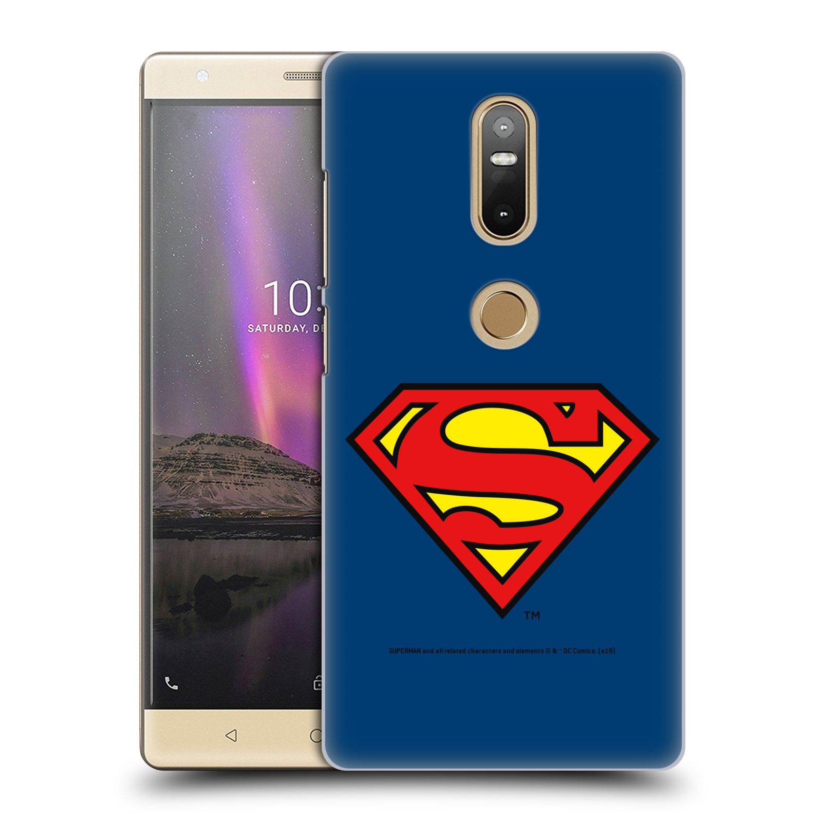 Pouzdro na mobil Lenovo Phab 2 PLUS - HEAD CASE - DC komix Superman