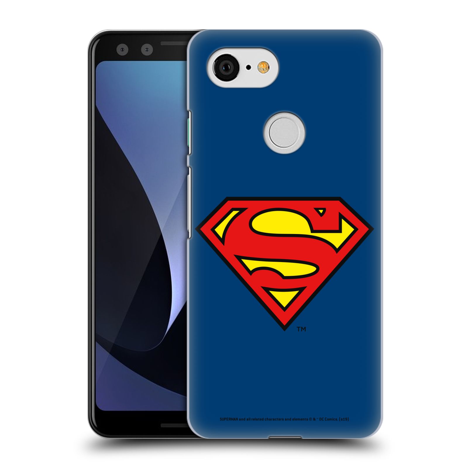 Pouzdro na mobil Google Pixel 3 - HEAD CASE - DC komix Superman