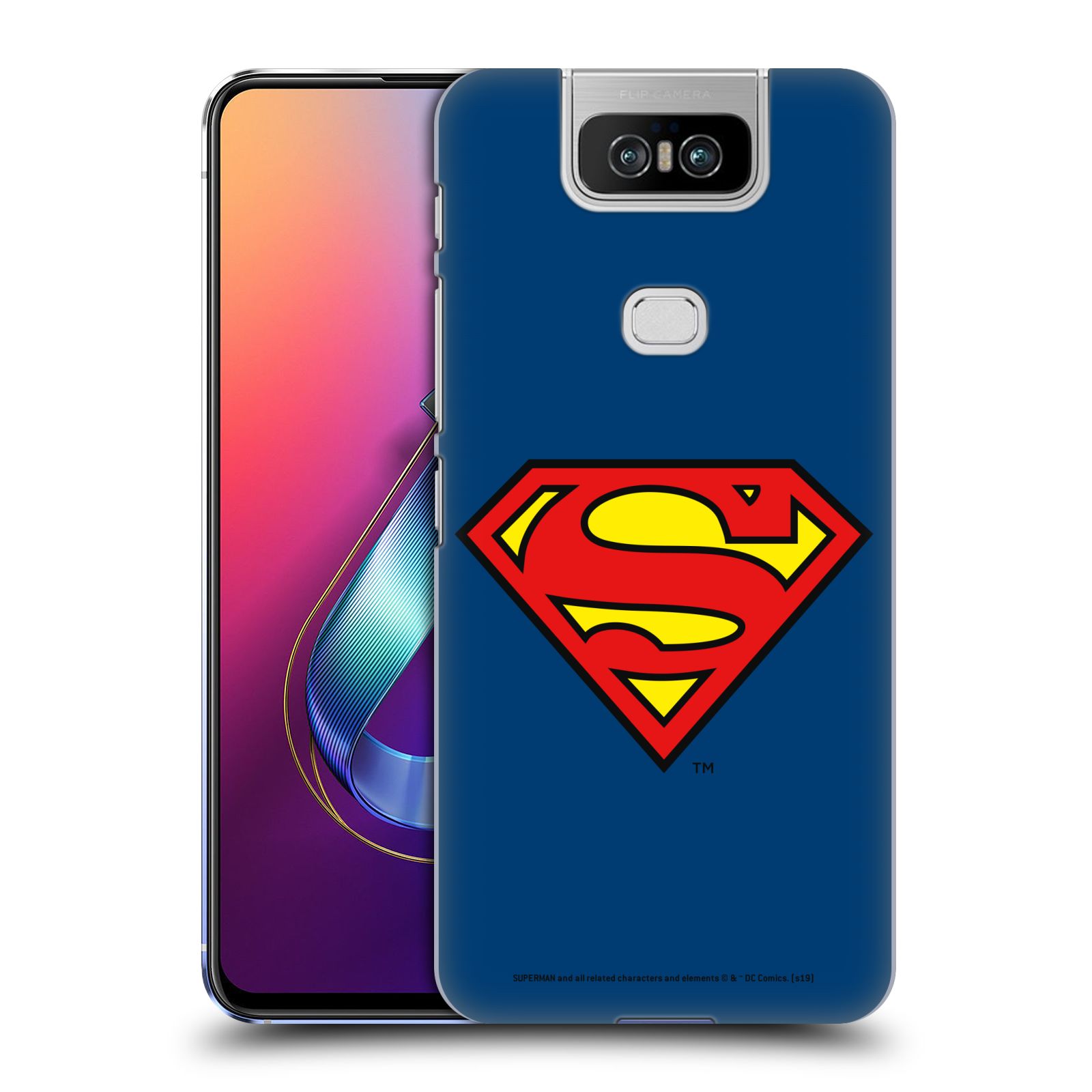 Pouzdro na mobil ASUS Zenfone 6 ZS630KL - HEAD CASE - DC komix Superman