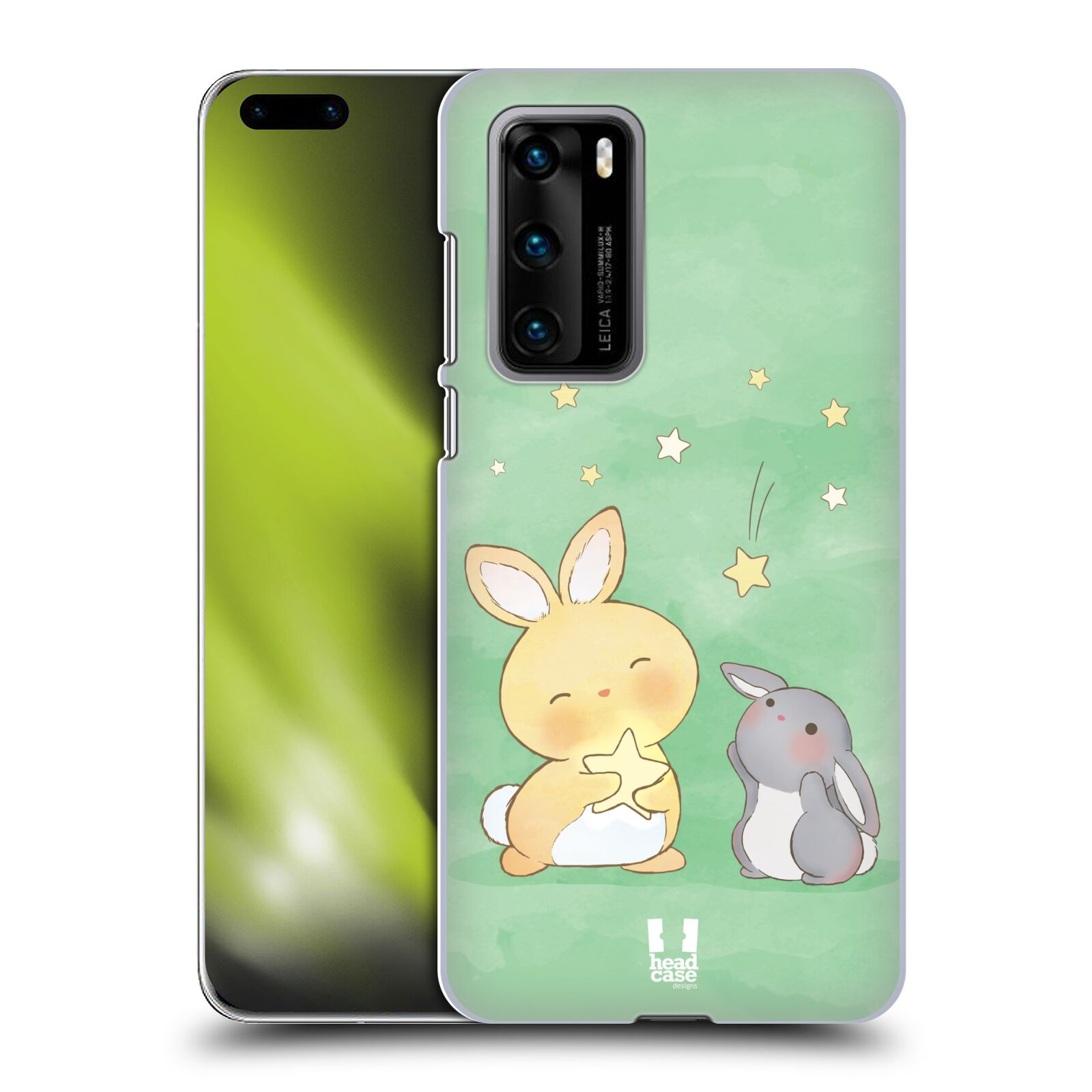 Zadní obal pro mobil Huawei P40 - HEAD CASE - Dva Zajíčci a hvězdy