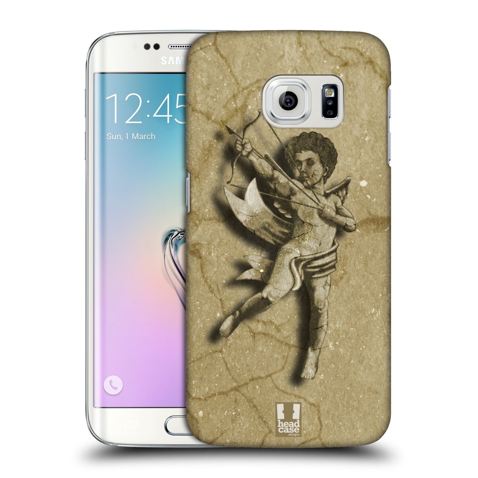 HEAD CASE plastový obal na mobil SAMSUNG Galaxy S6 EDGE (G9250, G925, G925F) vzor Andělé z kamene LANCELOT
