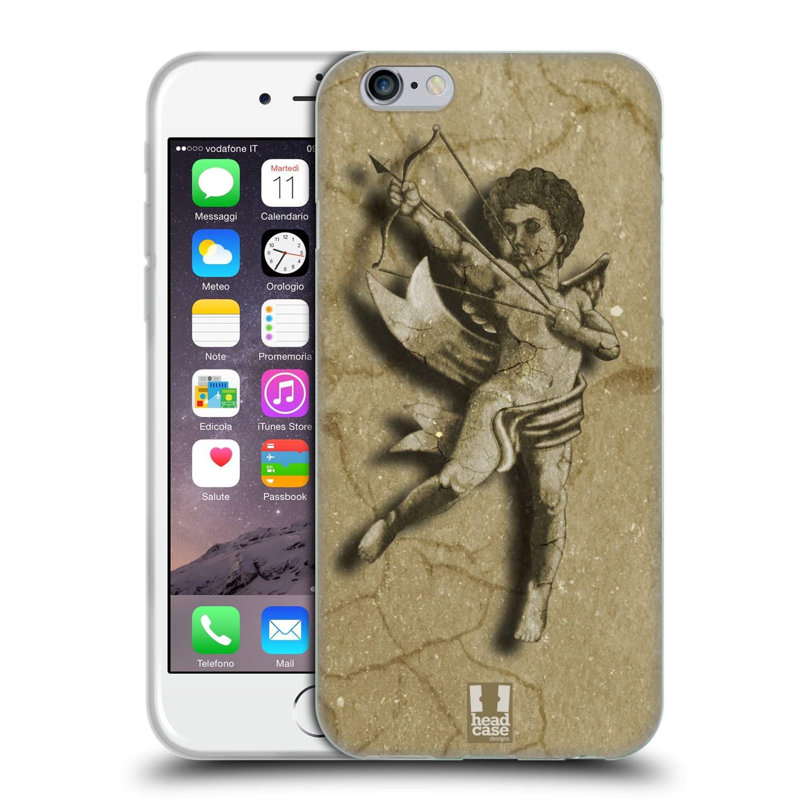 HEAD CASE silikonový obal na mobil Apple Iphone 6/6S vzor Andělé z kamene LANCELOT