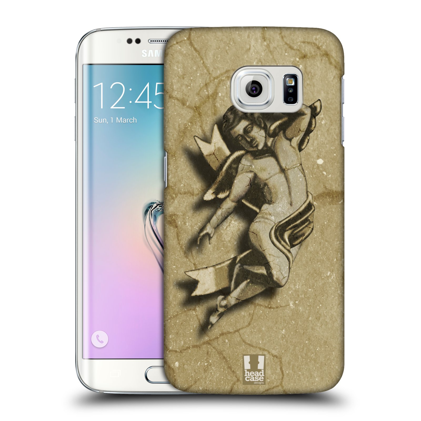 HEAD CASE plastový obal na mobil SAMSUNG Galaxy S6 EDGE (G9250, G925, G925F) vzor Andělé z kamene LAYLAND