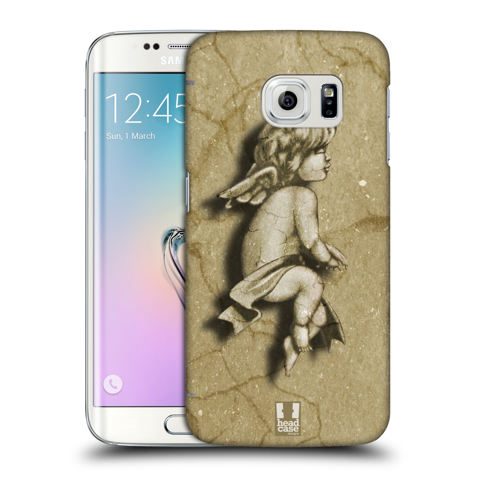 HEAD CASE plastový obal na mobil SAMSUNG Galaxy S6 EDGE (G9250, G925, G925F) vzor Andělé z kamene LAZAR