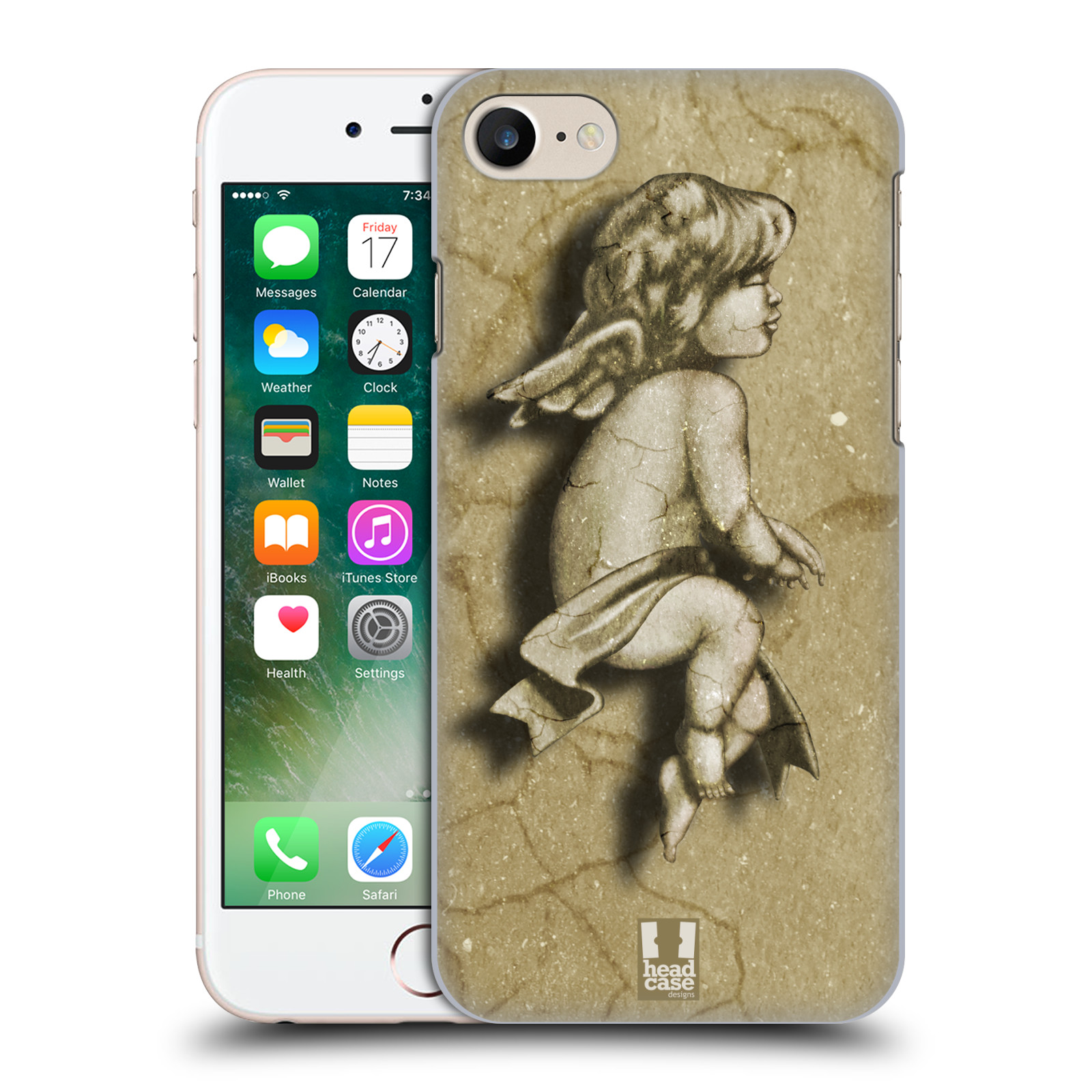 HEAD CASE plastový obal na mobil Apple Iphone 7 vzor Andělé z kamene LAZAR