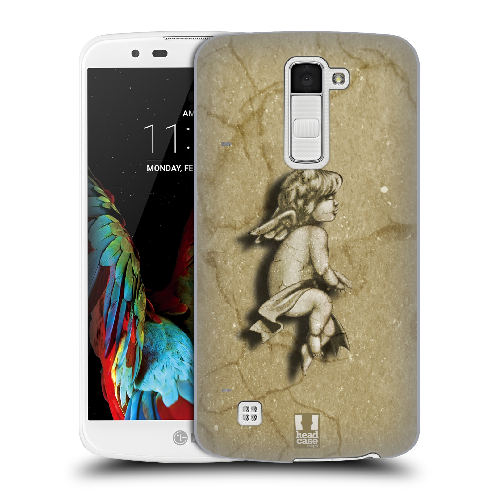 HEAD CASE plastový obal na mobil LG K10 vzor Andělé z kamene LAZAR