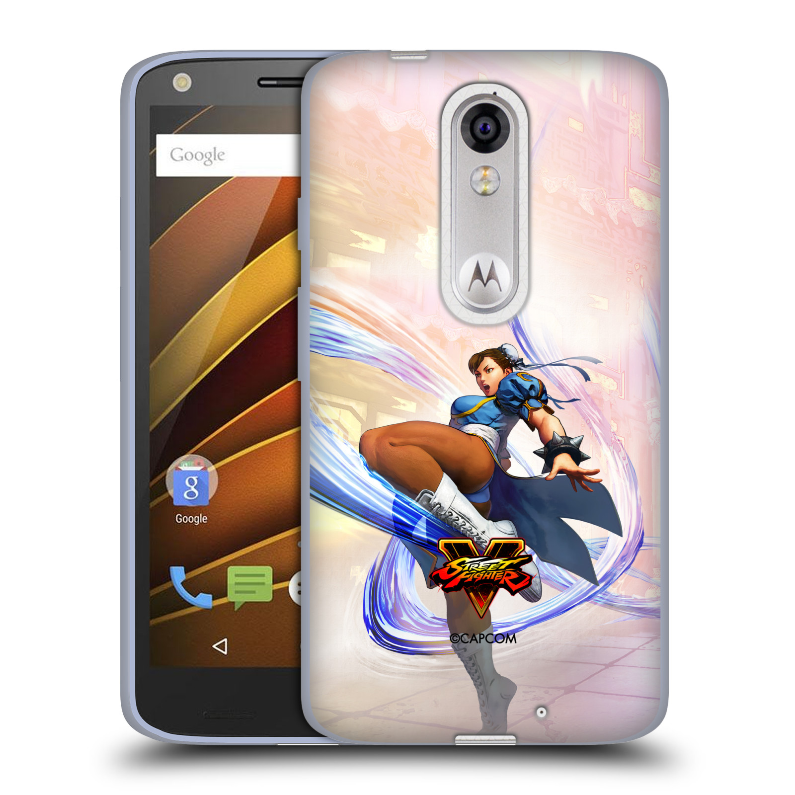 HEAD CASE silikonový obal na mobil Lenovo Moto X Force oficiální kryt STREET FIGHTER bojovnice Chun-Li