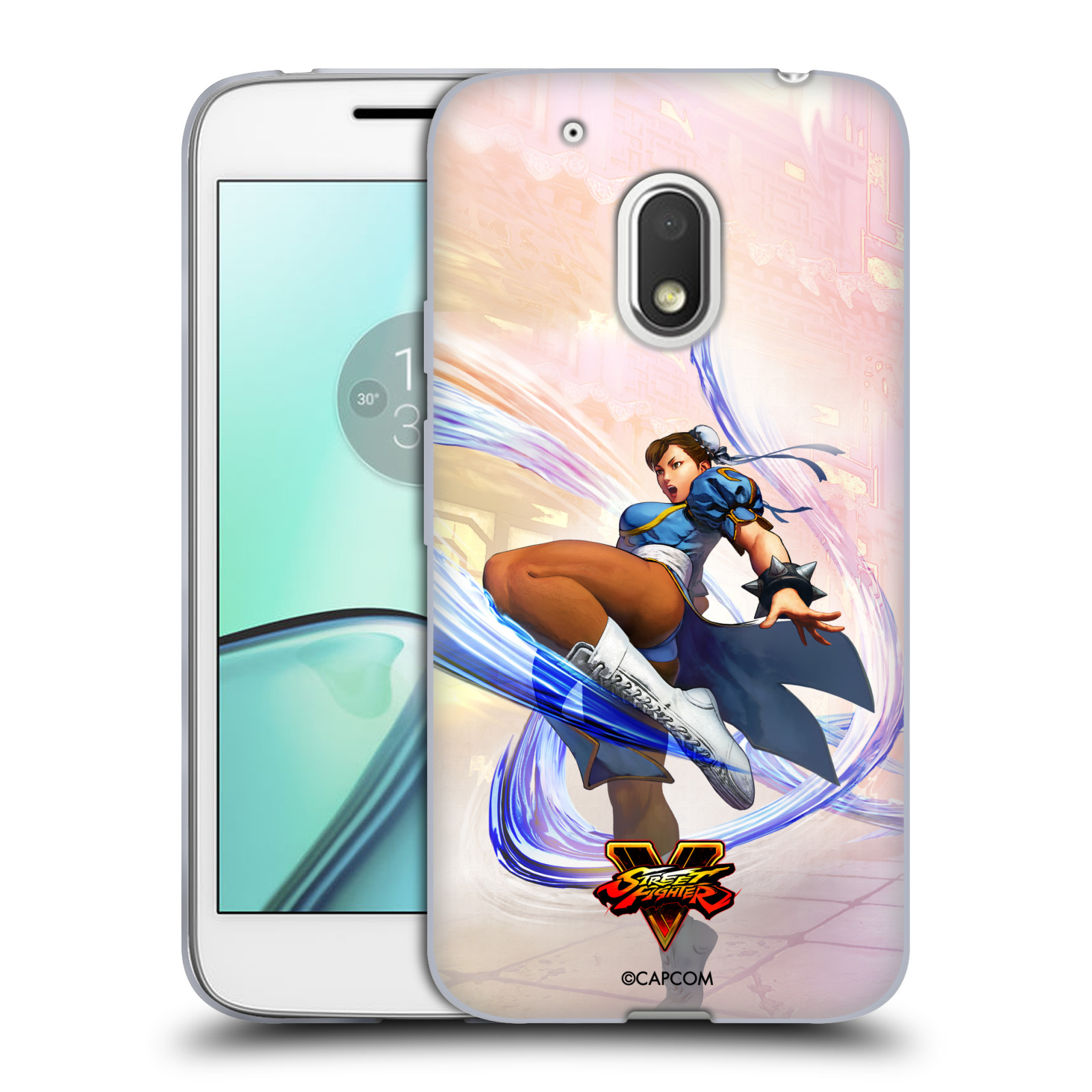 HEAD CASE silikonový obal na mobil Lenovo Moto G4 PLAY oficiální kryt STREET FIGHTER bojovnice Chun-Li