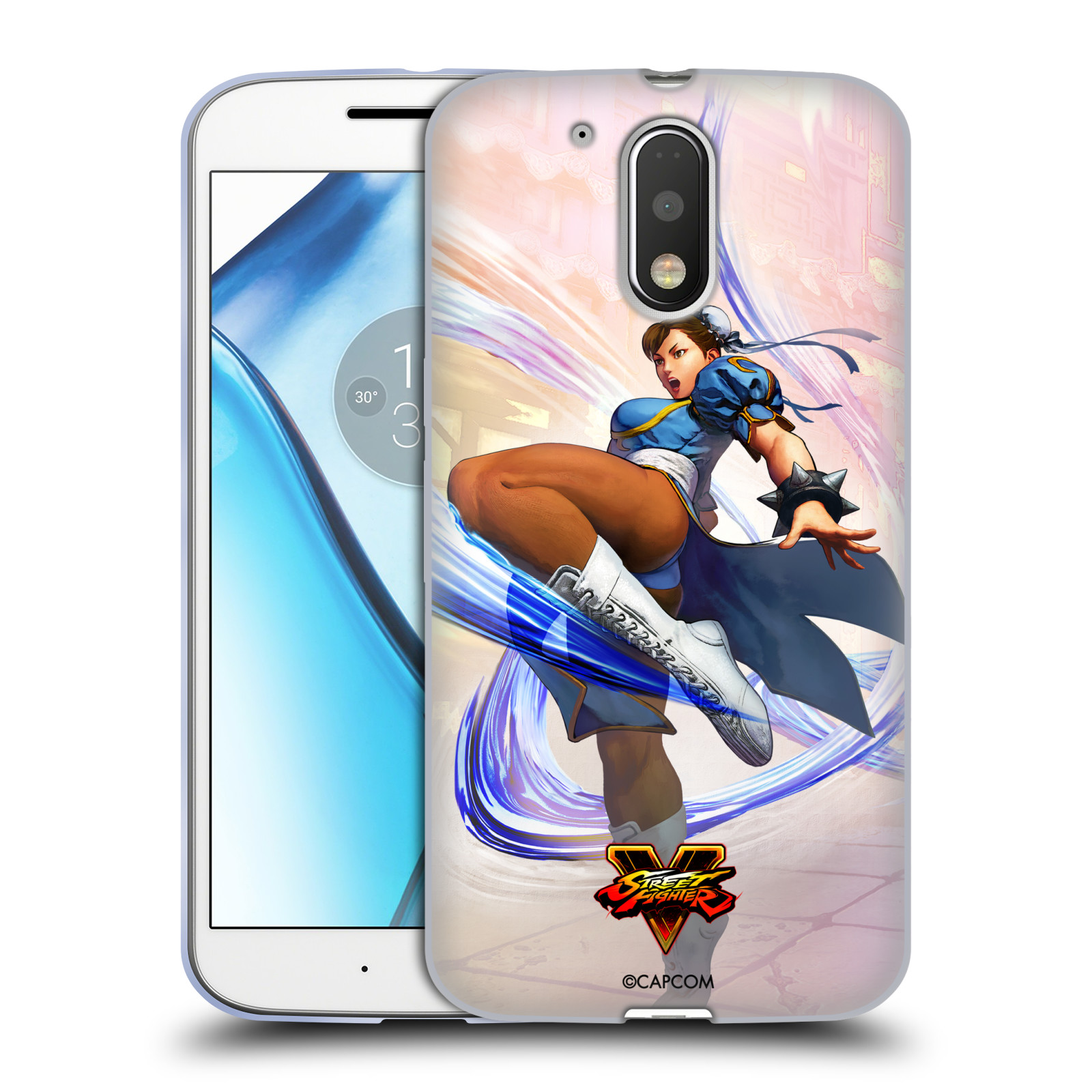 HEAD CASE silikonový obal na mobil Lenovo Moto G4 oficiální kryt STREET FIGHTER bojovnice Chun-Li