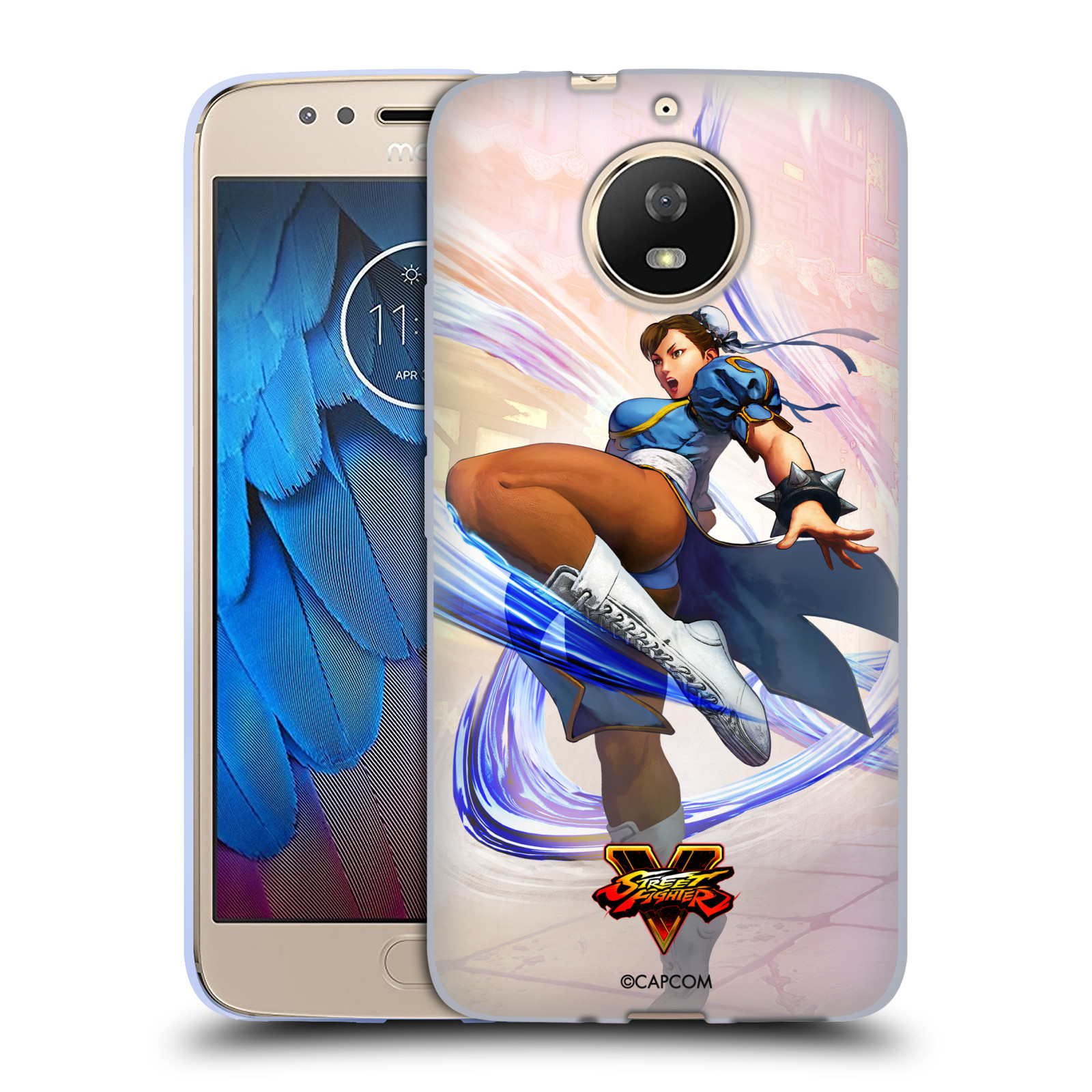 HEAD CASE silikonový obal na mobil Lenovo Moto G5s oficiální kryt STREET FIGHTER bojovnice Chun-Li
