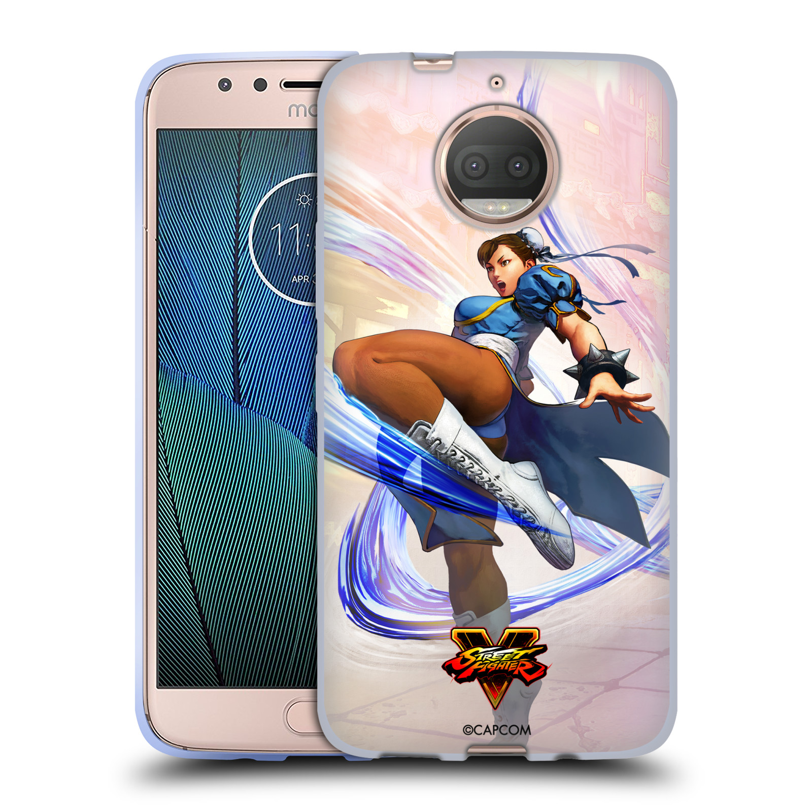 HEAD CASE silikonový obal na mobil Lenovo Moto G5s PLUS oficiální kryt STREET FIGHTER bojovnice Chun-Li
