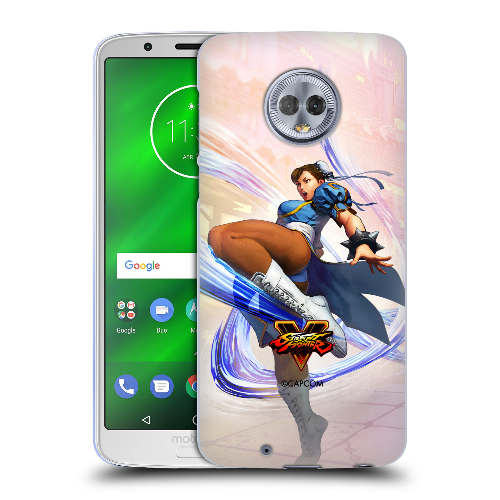 HEAD CASE silikonový obal na mobil Lenovo Moto G6 oficiální kryt STREET FIGHTER bojovnice Chun-Li