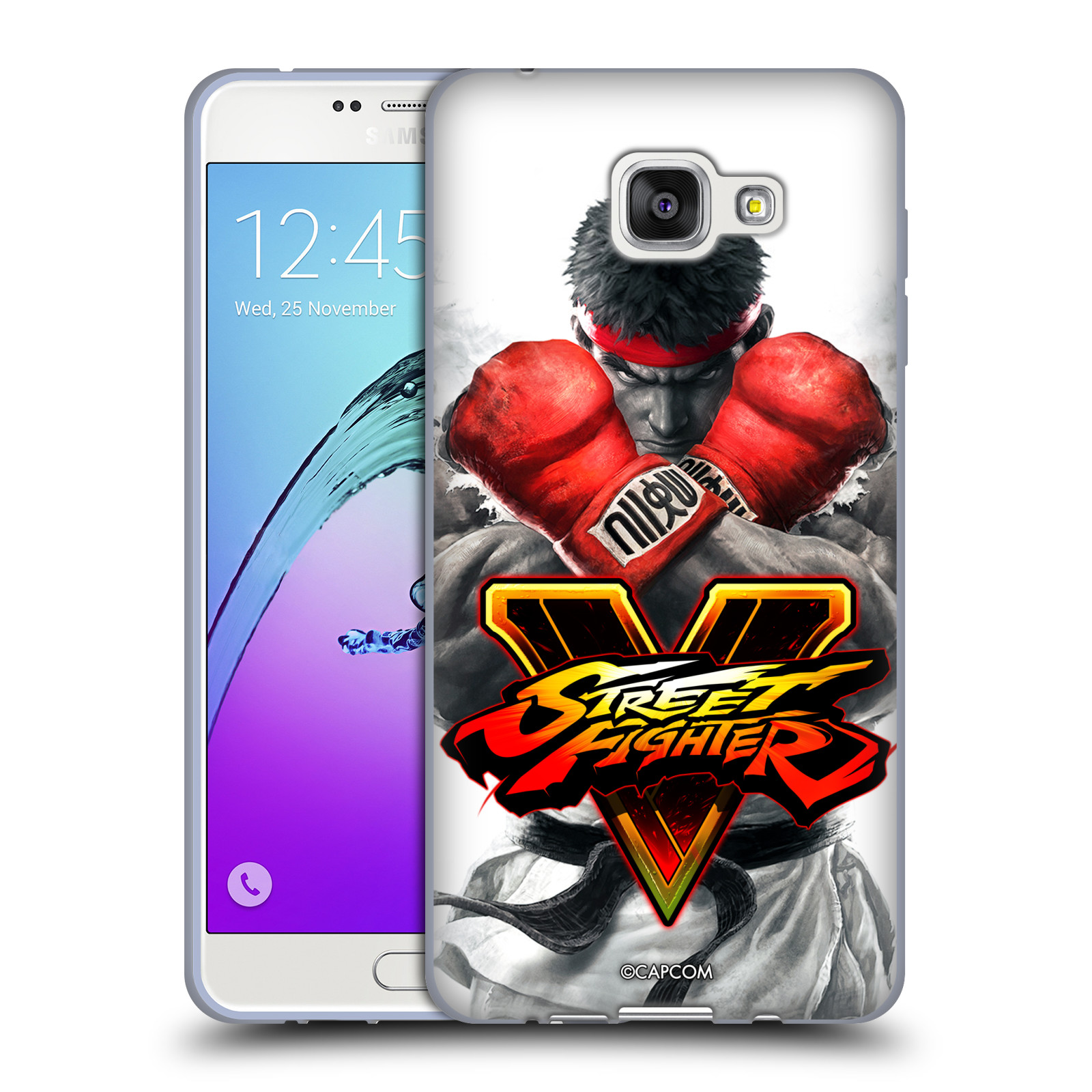 HEAD CASE silikonový obal na mobil Samsung Galaxy A7 2016 (A710) oficiální kryt STREET FIGHTER Boxer Ryu