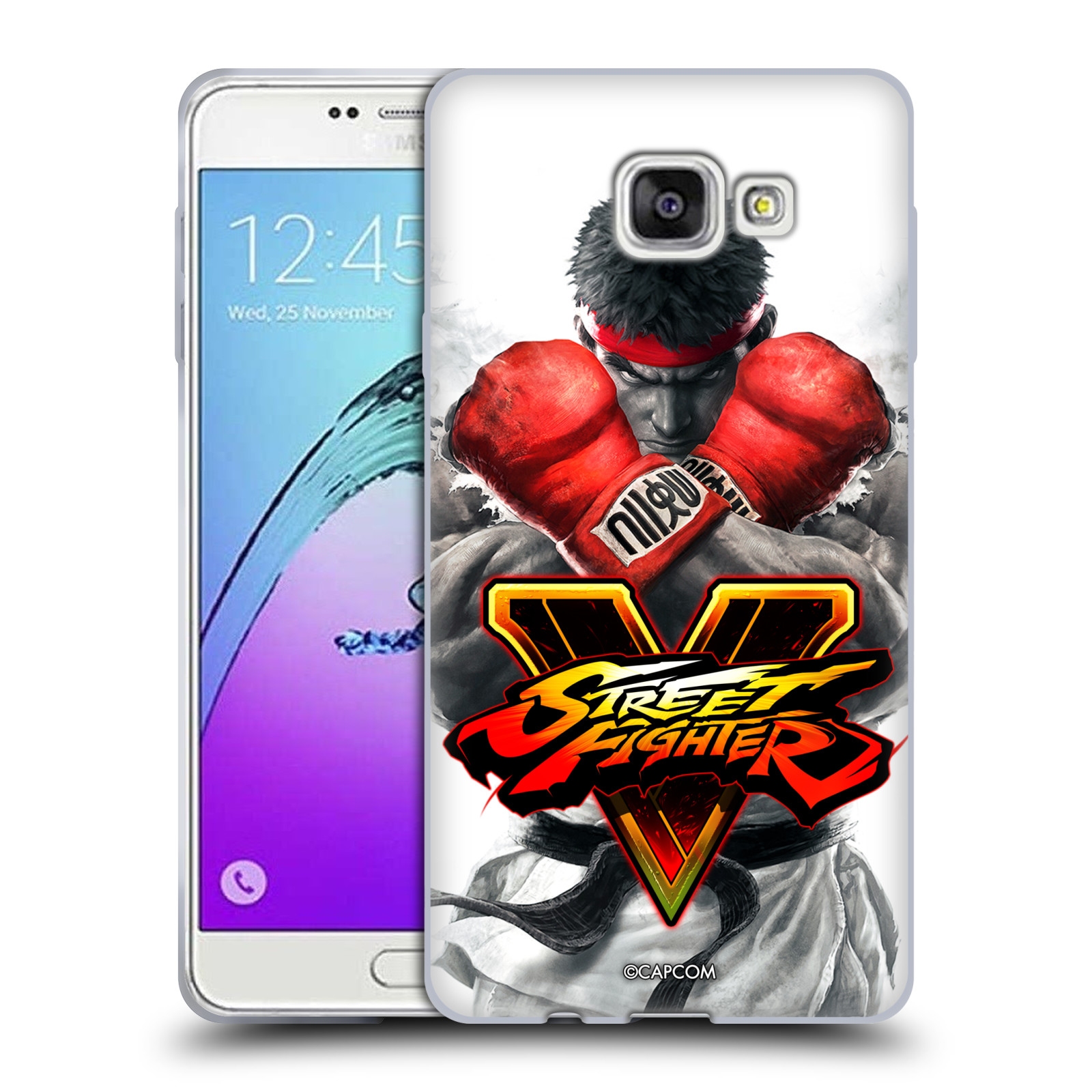 HEAD CASE silikonový obal na mobil Samsung Galaxy A7 2017 (A720) oficiální kryt STREET FIGHTER Boxer Ryu