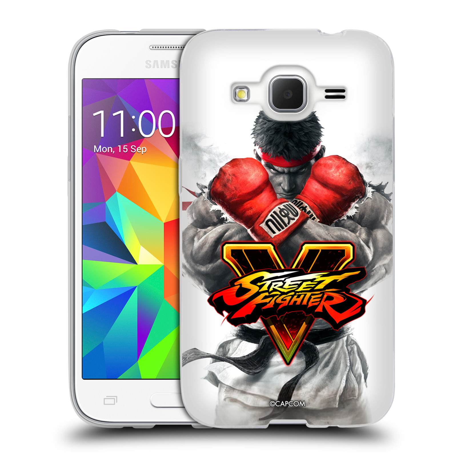 HEAD CASE silikonový obal na mobil Samsung Galaxy Core Prime (G360) oficiální kryt STREET FIGHTER Boxer Ryu
