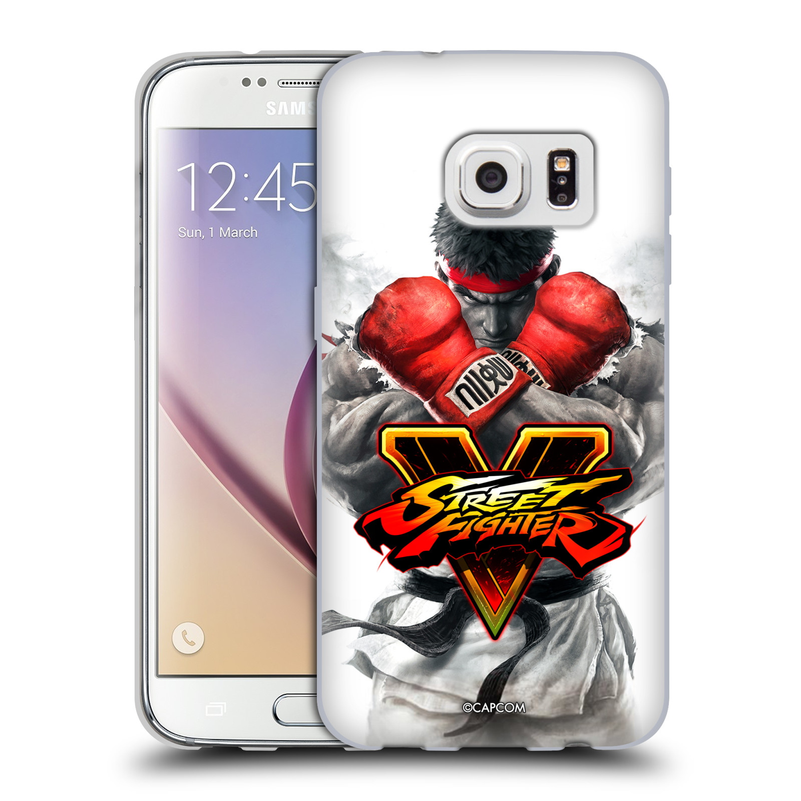 HEAD CASE silikonový obal na mobil Samsung Galaxy S7 oficiální kryt STREET FIGHTER Boxer Ryu