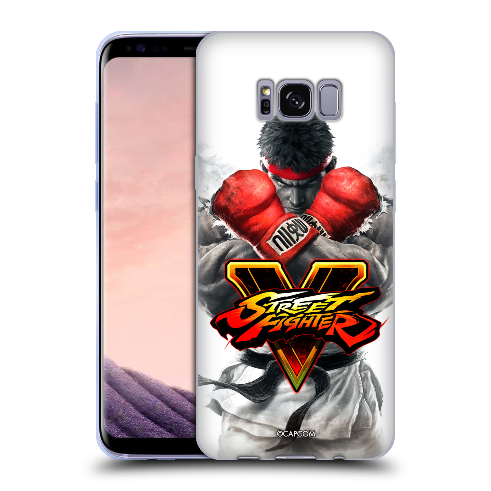 HEAD CASE silikonový obal na mobil Samsung Galaxy S8 oficiální kryt STREET FIGHTER Boxer Ryu