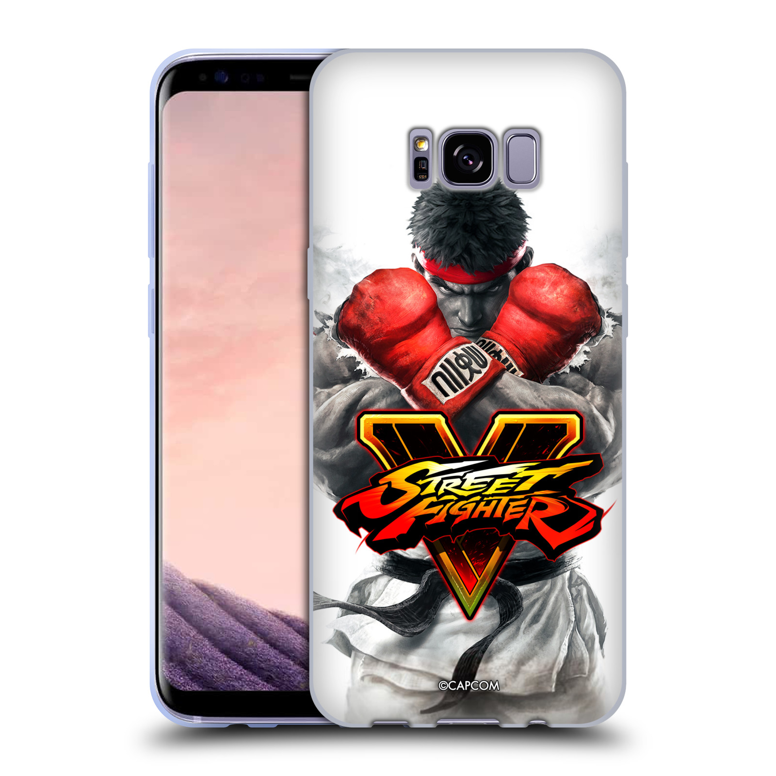 HEAD CASE silikonový obal na mobil Samsung Galaxy S8 PLUS oficiální kryt STREET FIGHTER Boxer Ryu