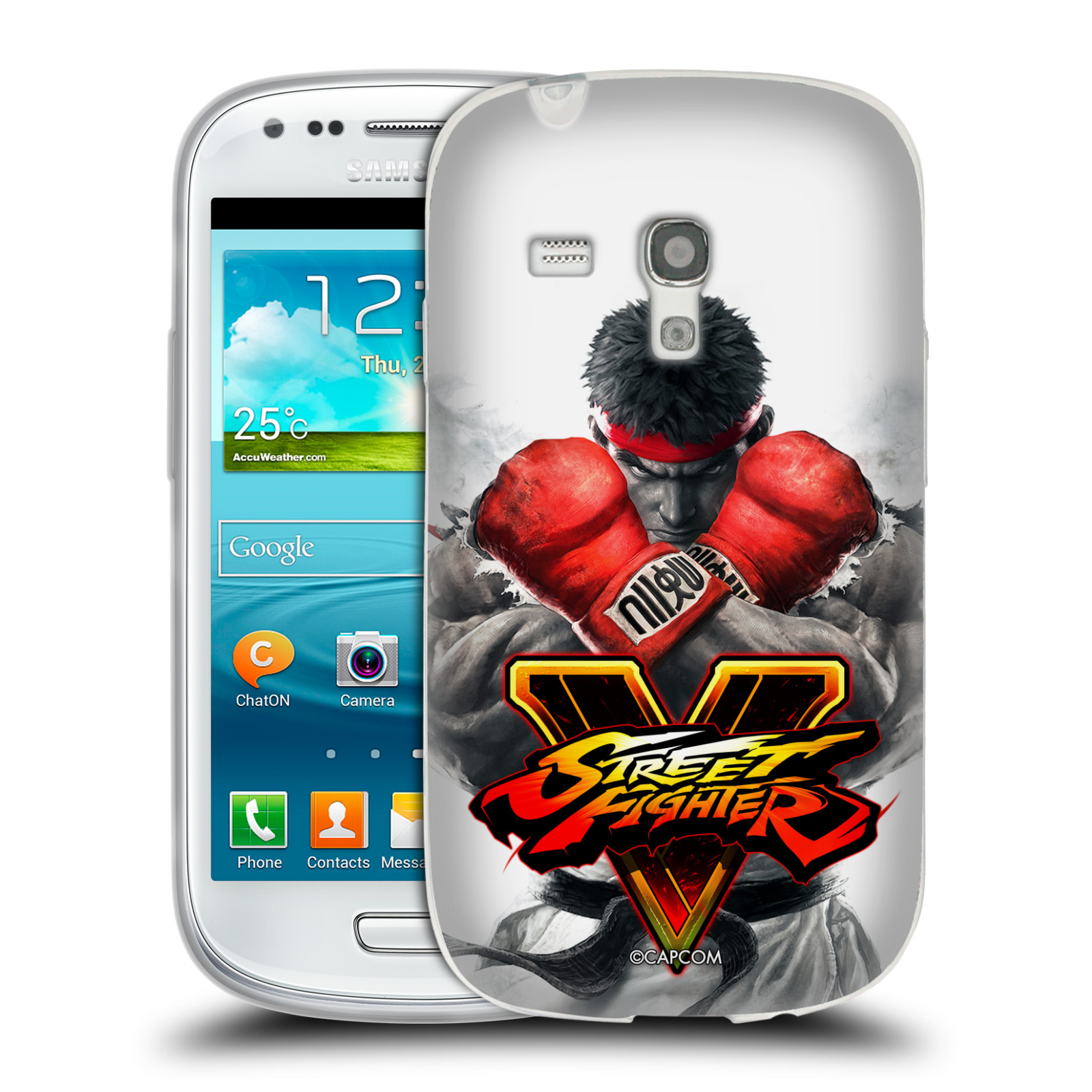 HEAD CASE silikonový obal na mobil Samsung Galaxy S3 MINI oficiální kryt STREET FIGHTER Boxer Ryu