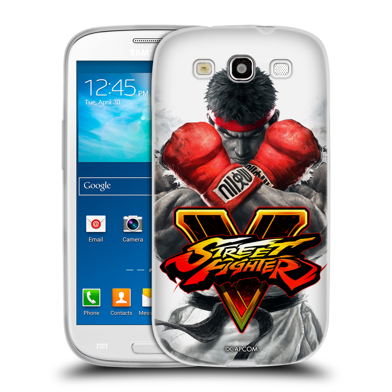 HEAD CASE silikonový obal na mobil Samsung Galaxy S3 oficiální kryt STREET FIGHTER Boxer Ryu