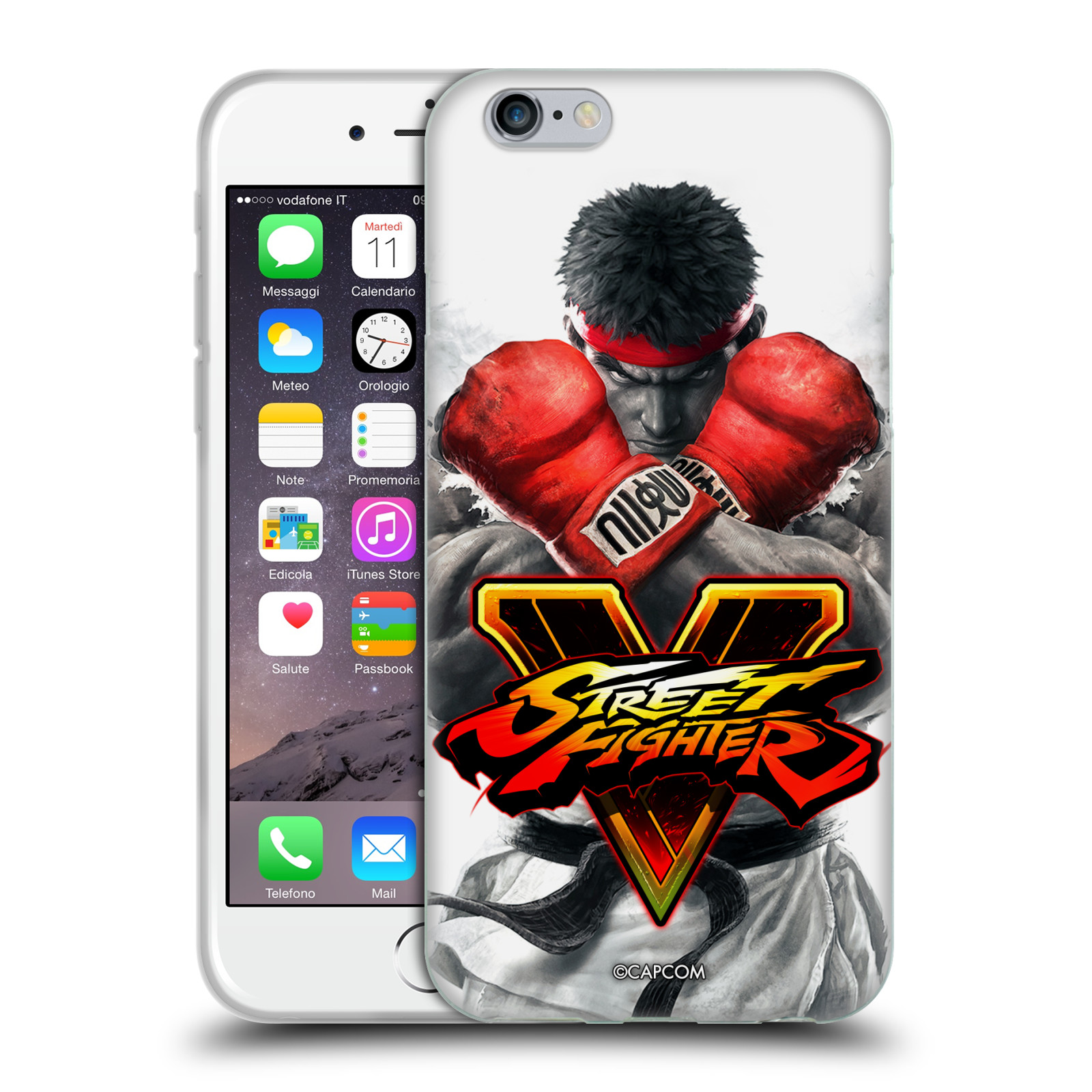 HEAD CASE silikonový obal na mobil Apple Iphone 6/6S oficiální kryt STREET FIGHTER Boxer Ryu