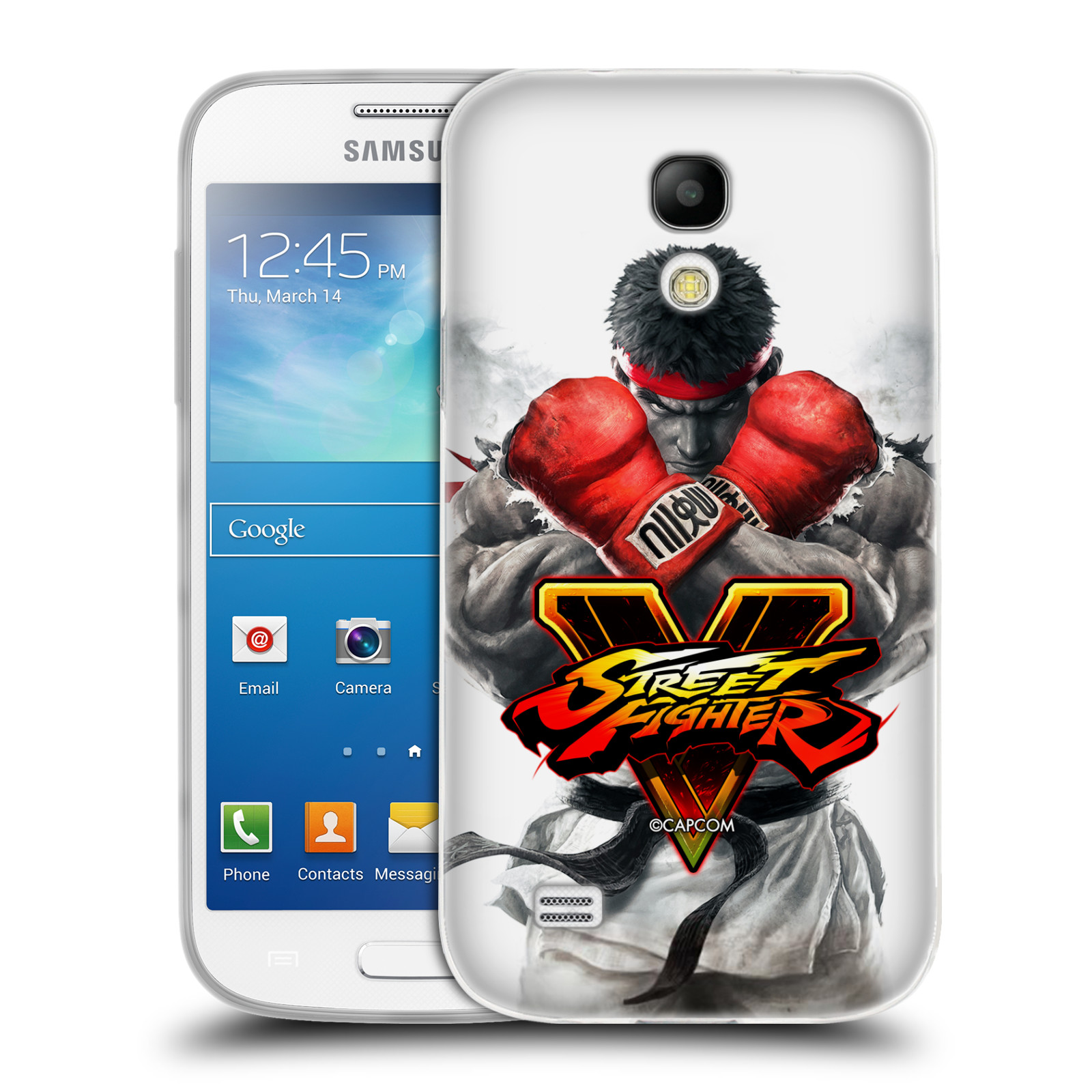 HEAD CASE silikonový obal na mobil Samsung Galaxy S4 MINI oficiální kryt STREET FIGHTER Boxer Ryu
