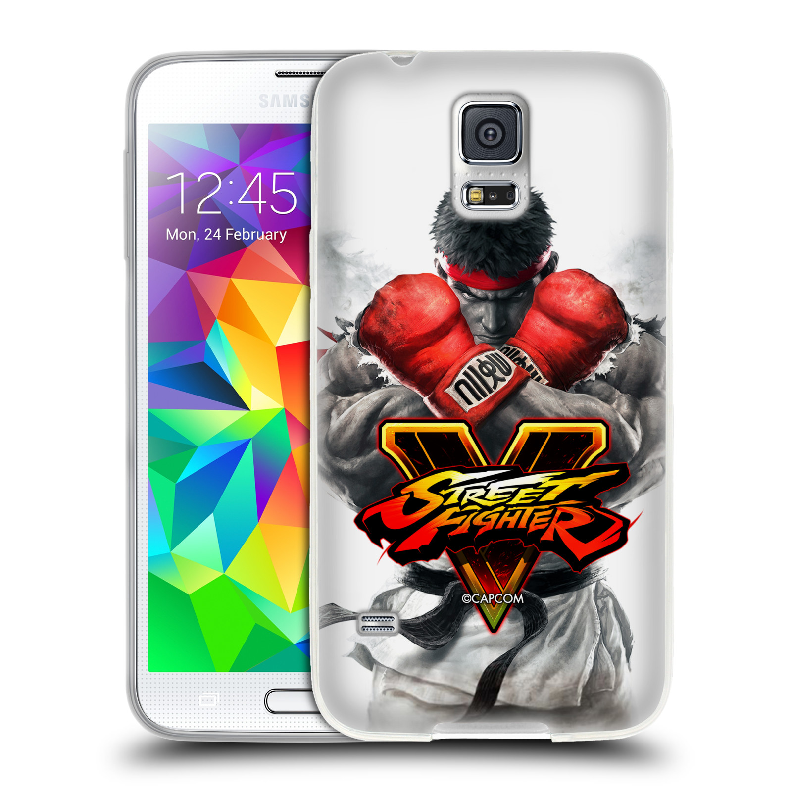 HEAD CASE silikonový obal na mobil Samsung Galaxy S5 oficiální kryt STREET FIGHTER Boxer Ryu