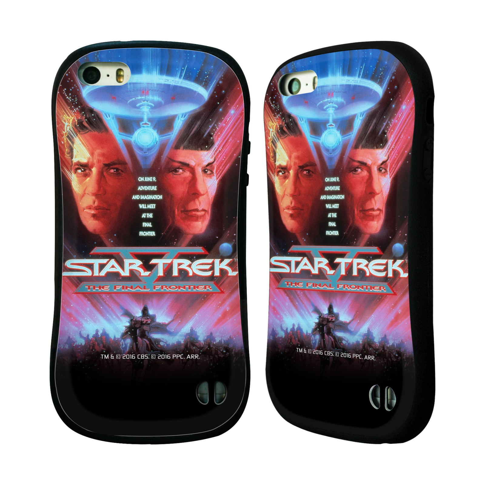HEAD CASE silikon/plast odolný obal na mobil Apple Iphone 5 / 5S Star Trek Filmové plakáty Nejzazší hranice