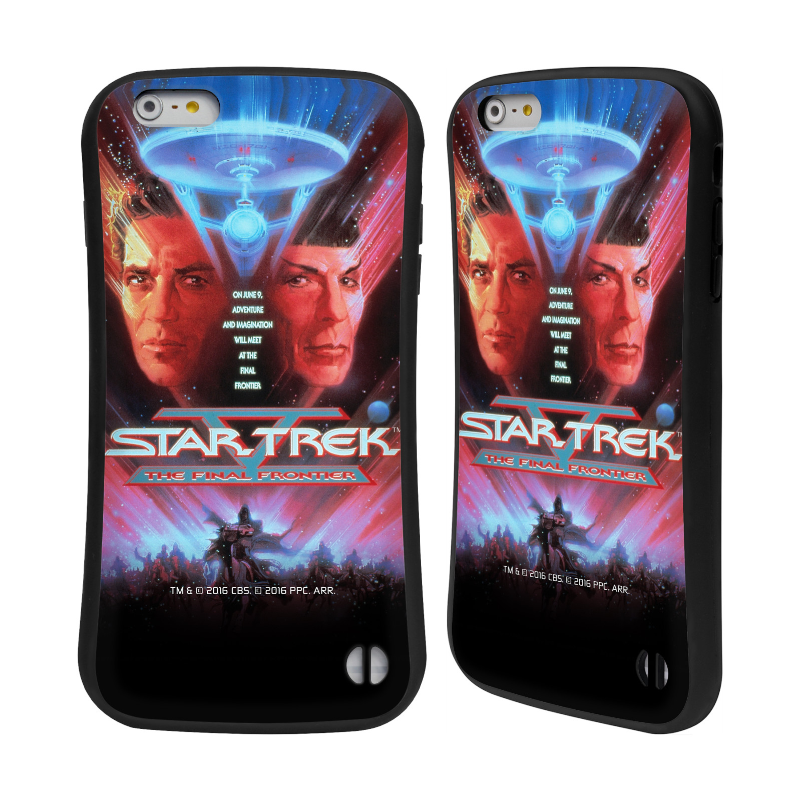 HEAD CASE silikon/plast odolný obal na mobil Apple Iphone 6 PLUS / 6S PLUS Star Trek Filmové plakáty Nejzazší hranice